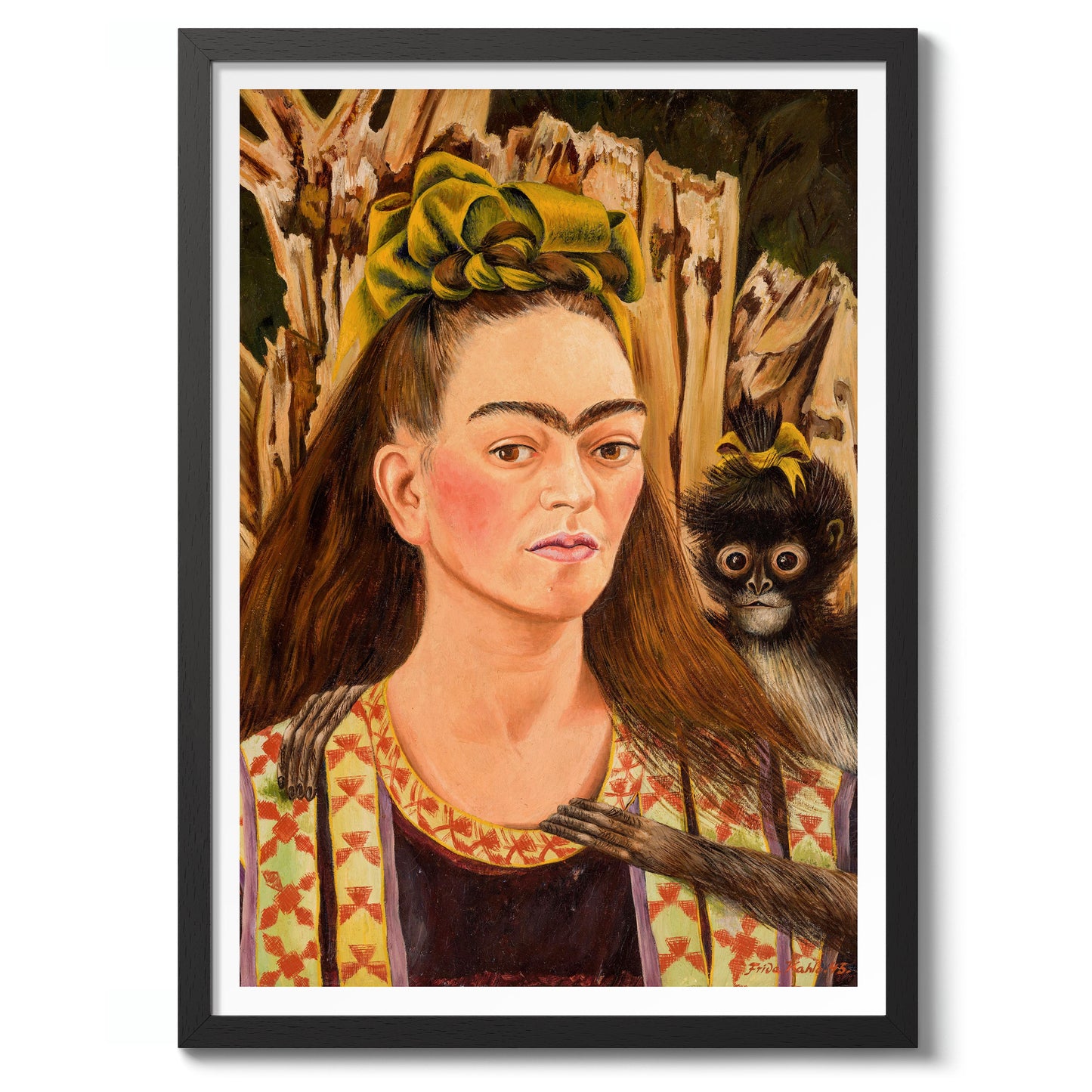 Self-Portrait with Monkey