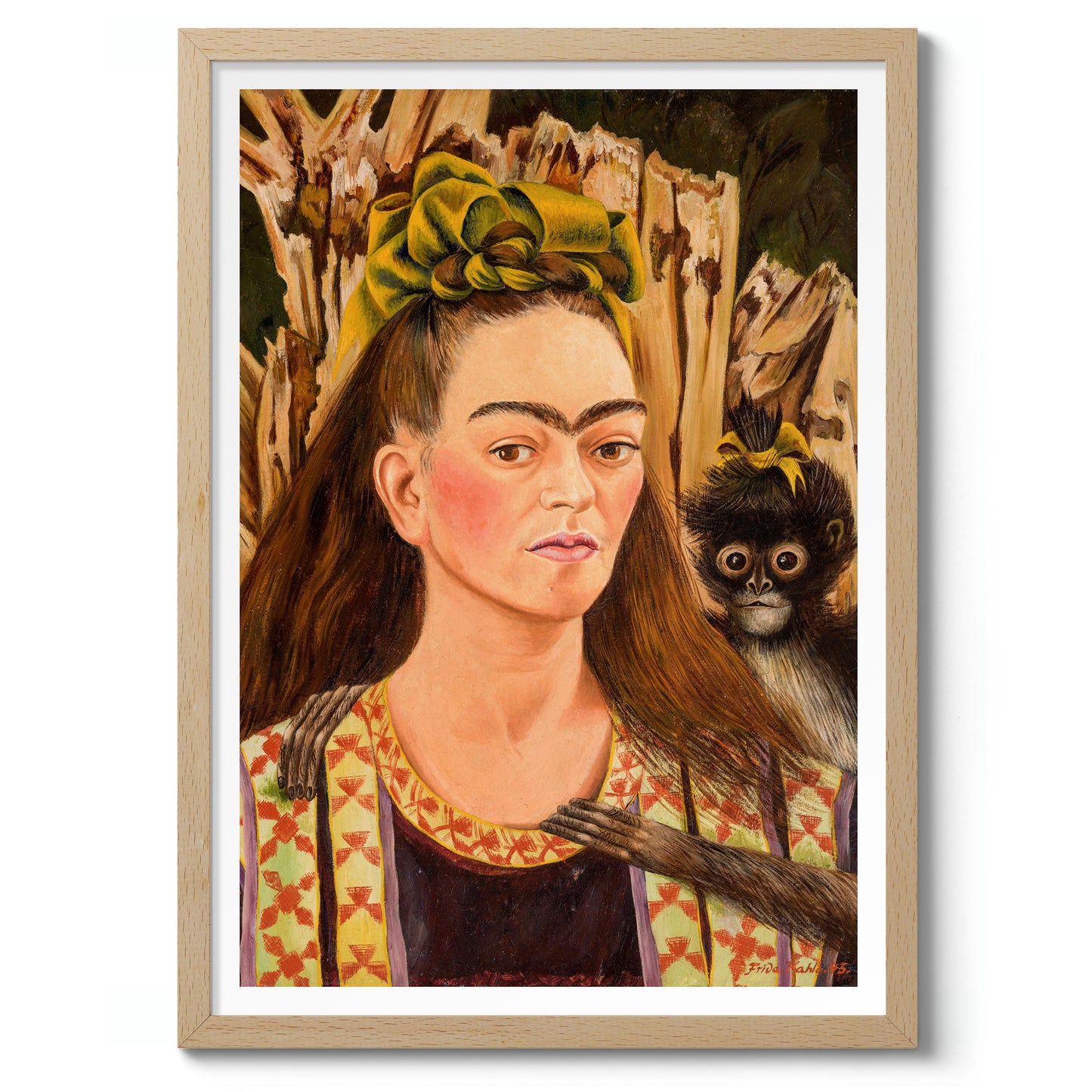 Self-Portrait with Monkey