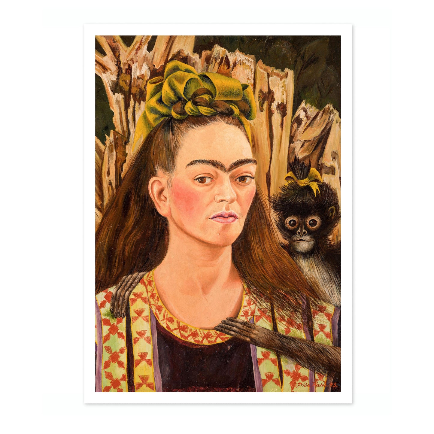 Self-Portrait with Monkey