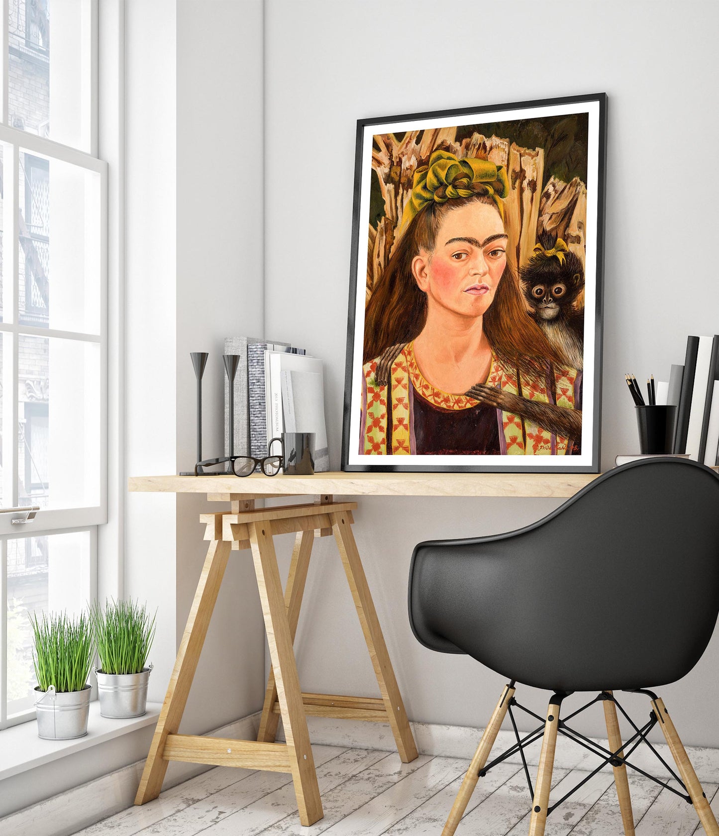 Self-Portrait with Monkey