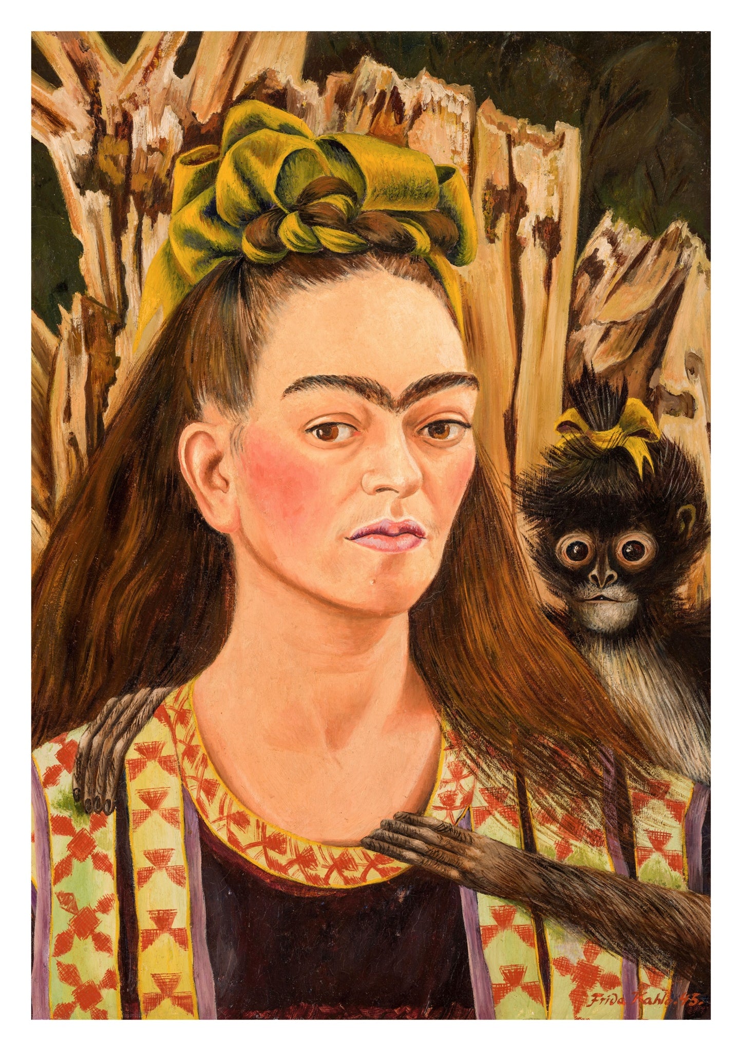 Self-Portrait with Monkey