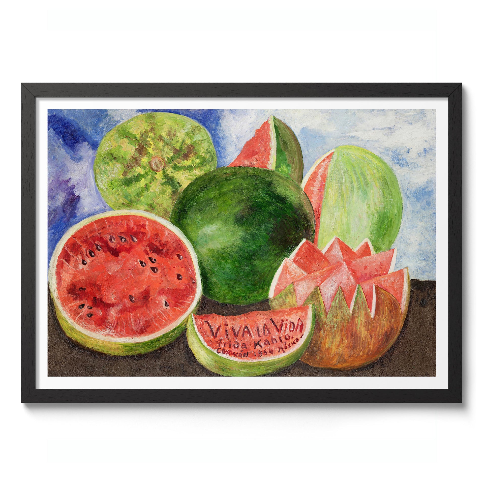 Viva la Vida Frida Kahlo Art Framed Prints Posters – Animato