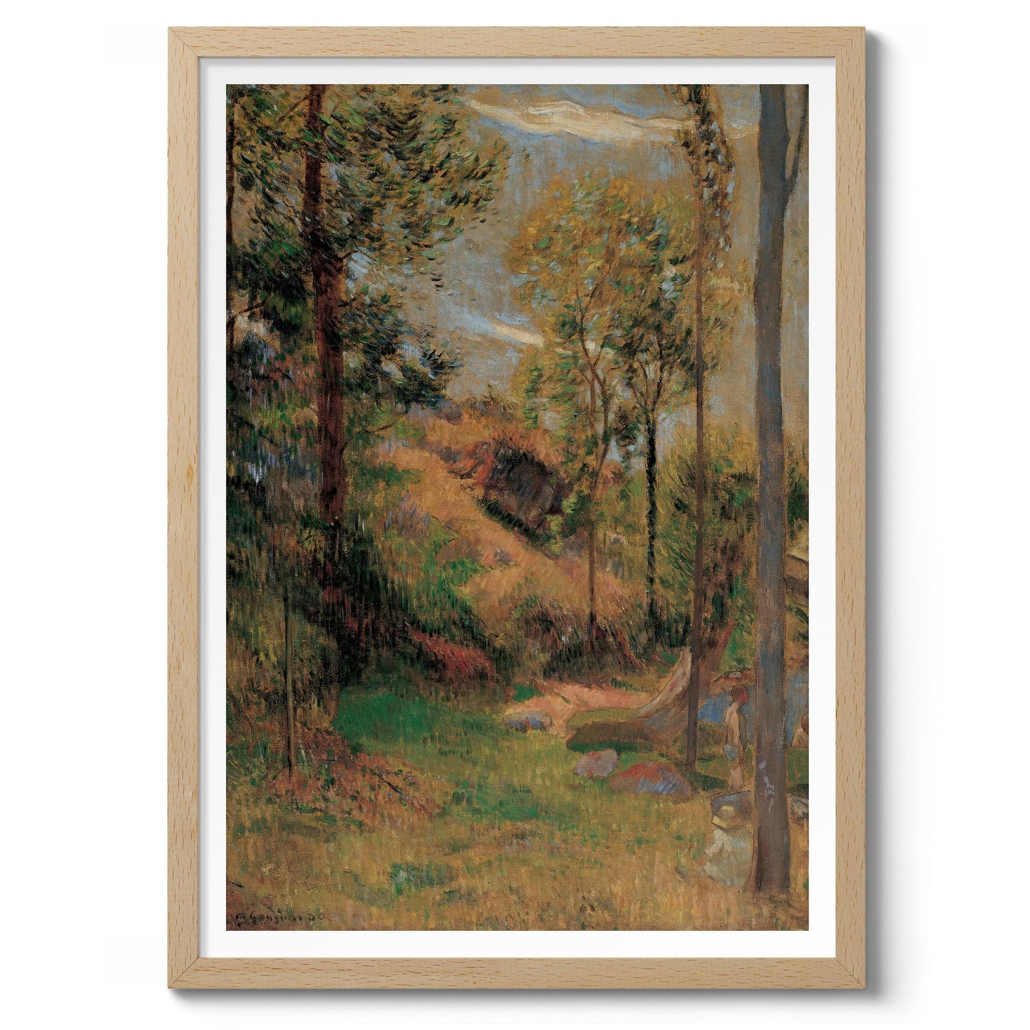 Bathing in Front of the Port of Pont-Aven