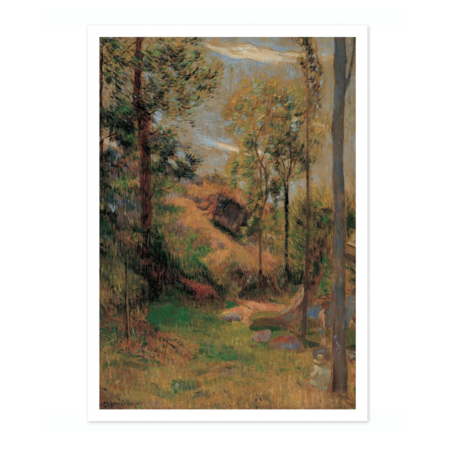 Bathing in Front of the Port of Pont-Aven