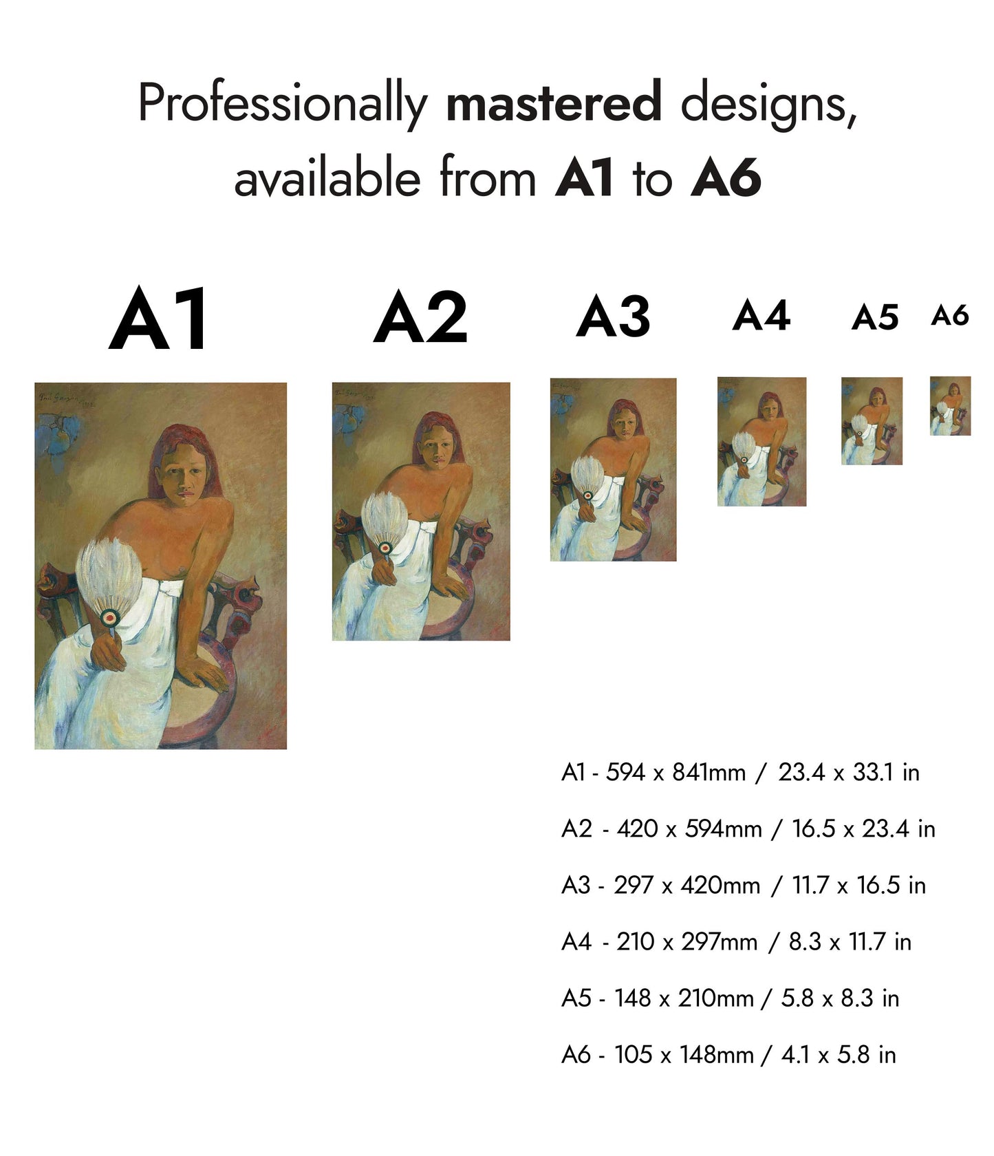 Das Mädchen mit einem Fächer