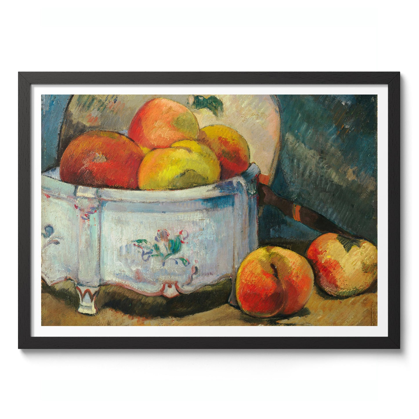 Stilleben med persikor