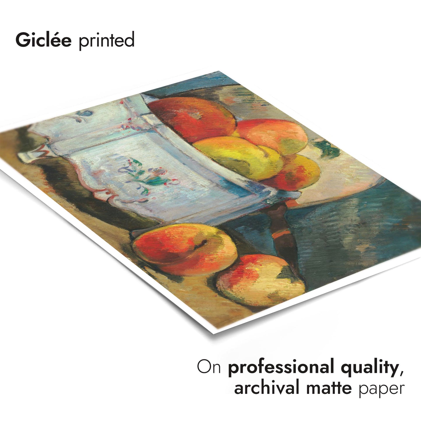 Stilleben med persikor