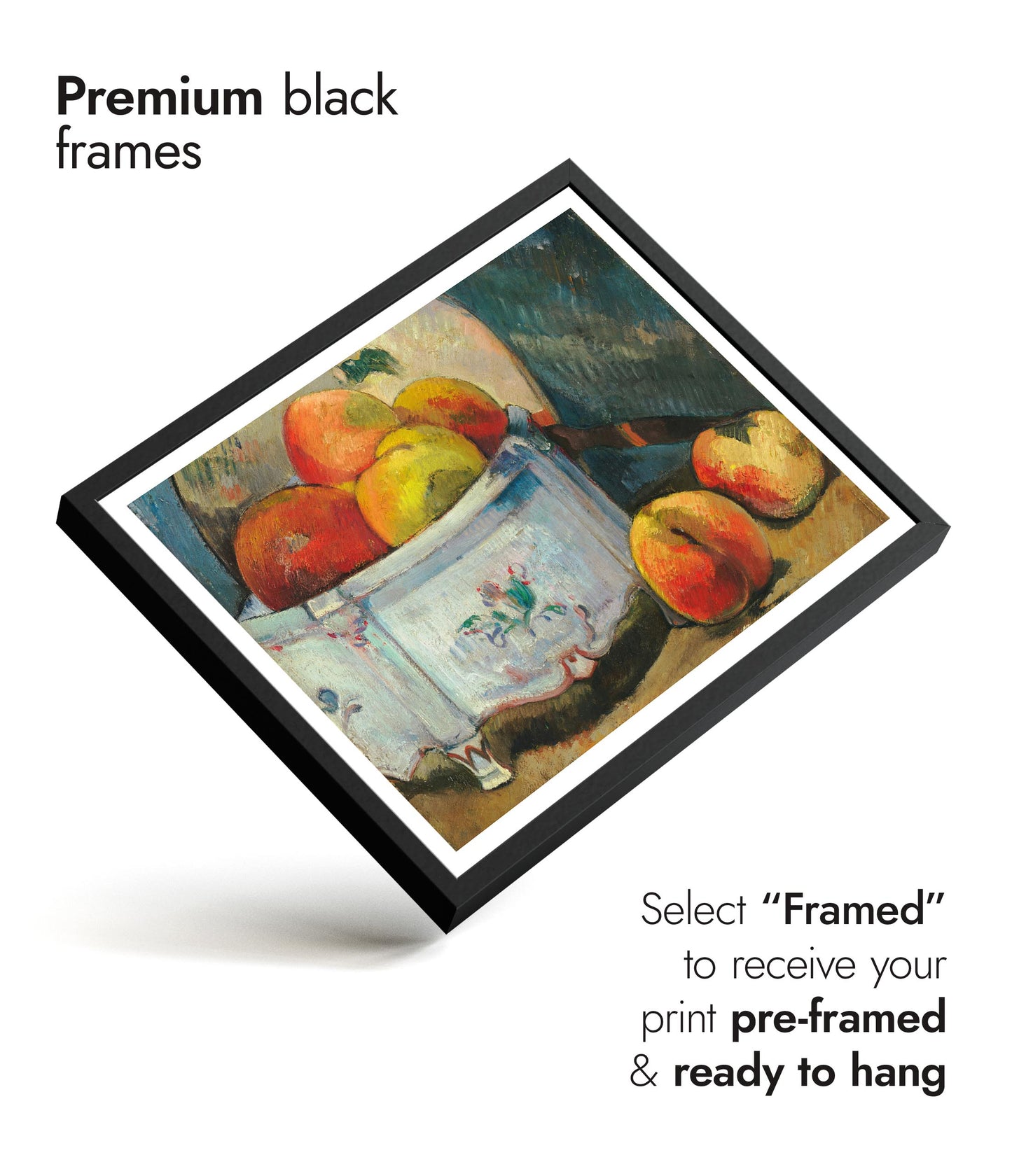 Stilleben med persikor