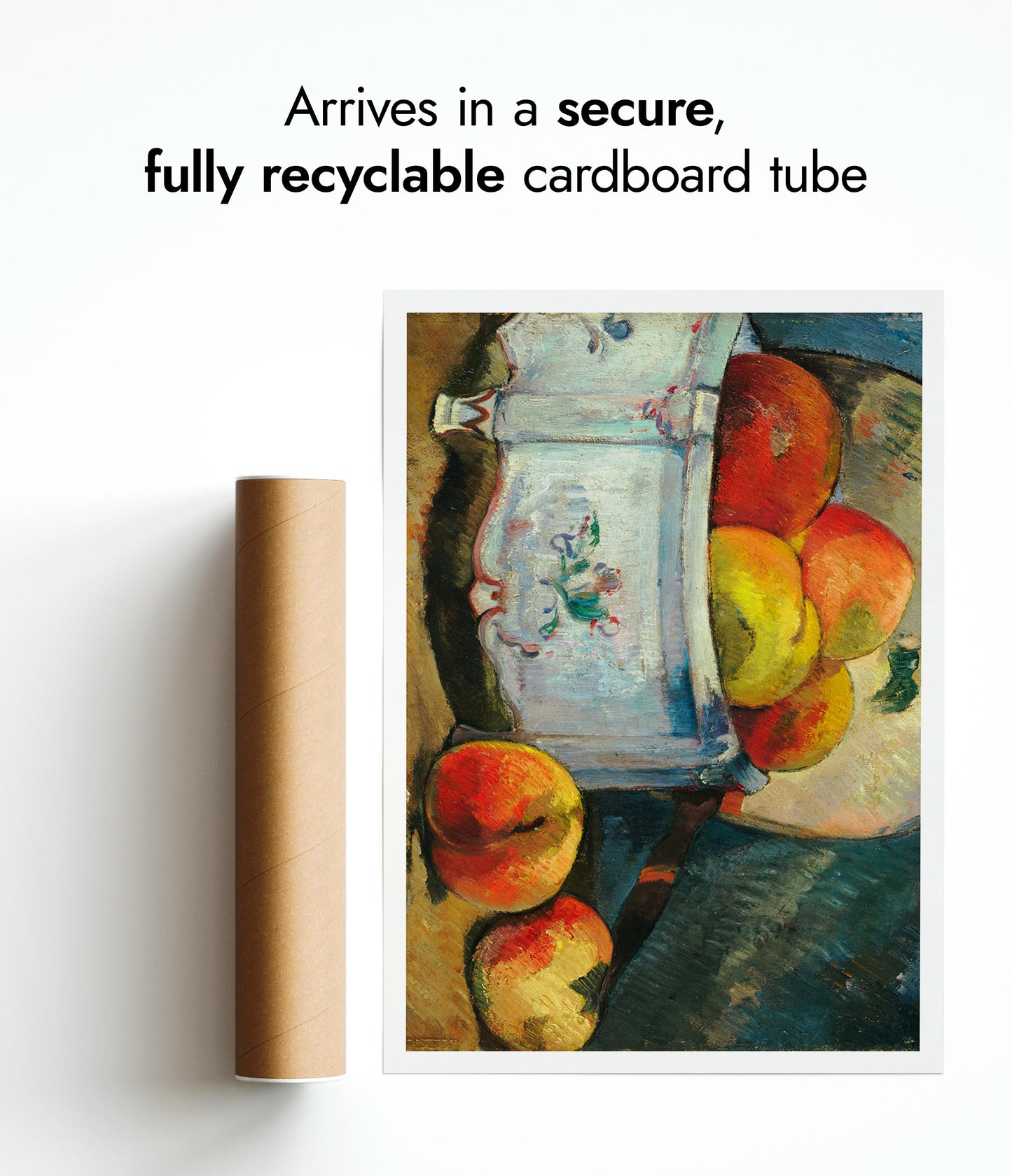 Stilleben med persikor