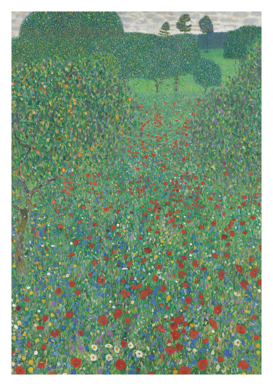 Flowering Poppies - Print Only frame