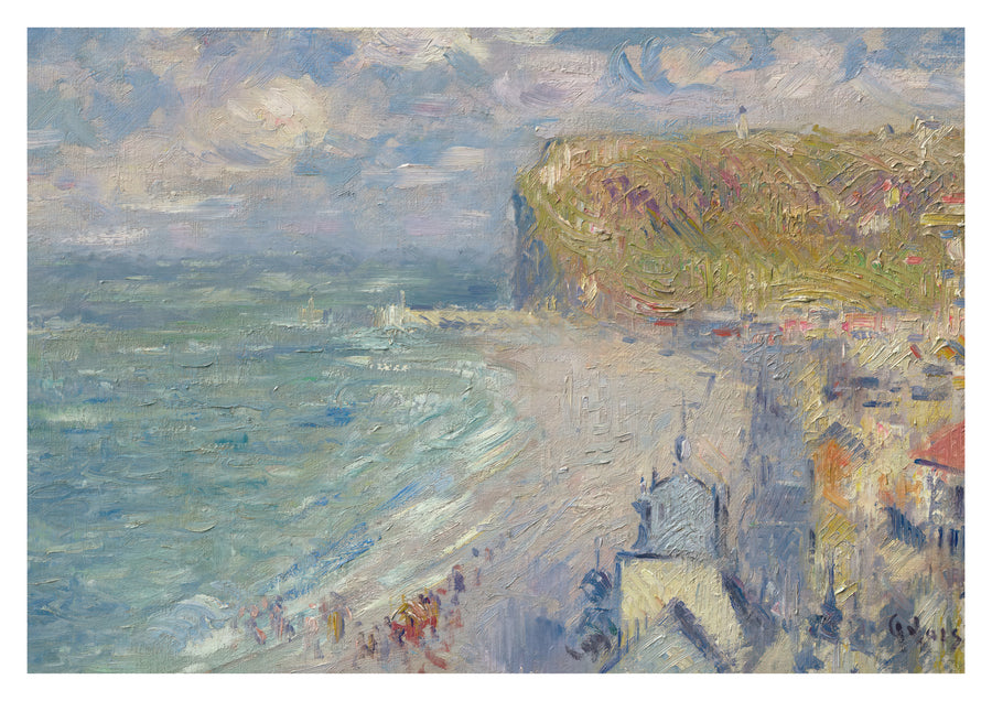 Der Strand von Fécamp - Print Only frame