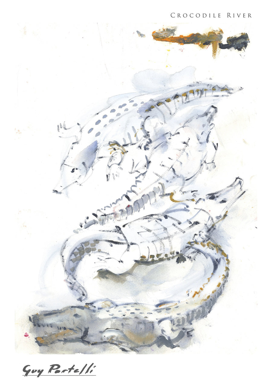 Krokodillenrivier - Print Only frame