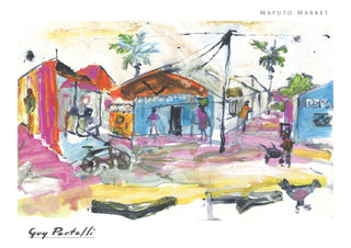 Maputo Market print