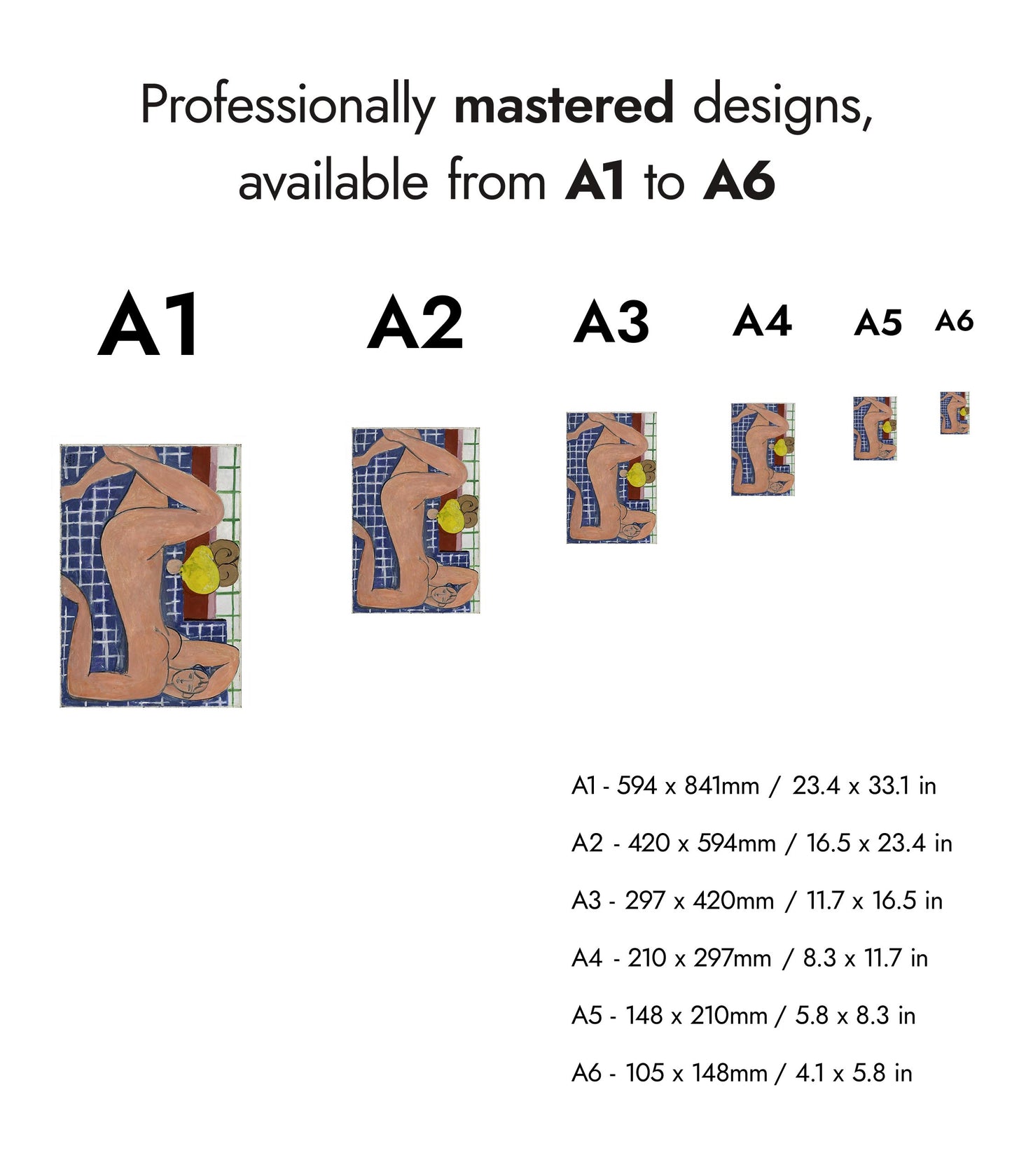 Großer liegender Akt