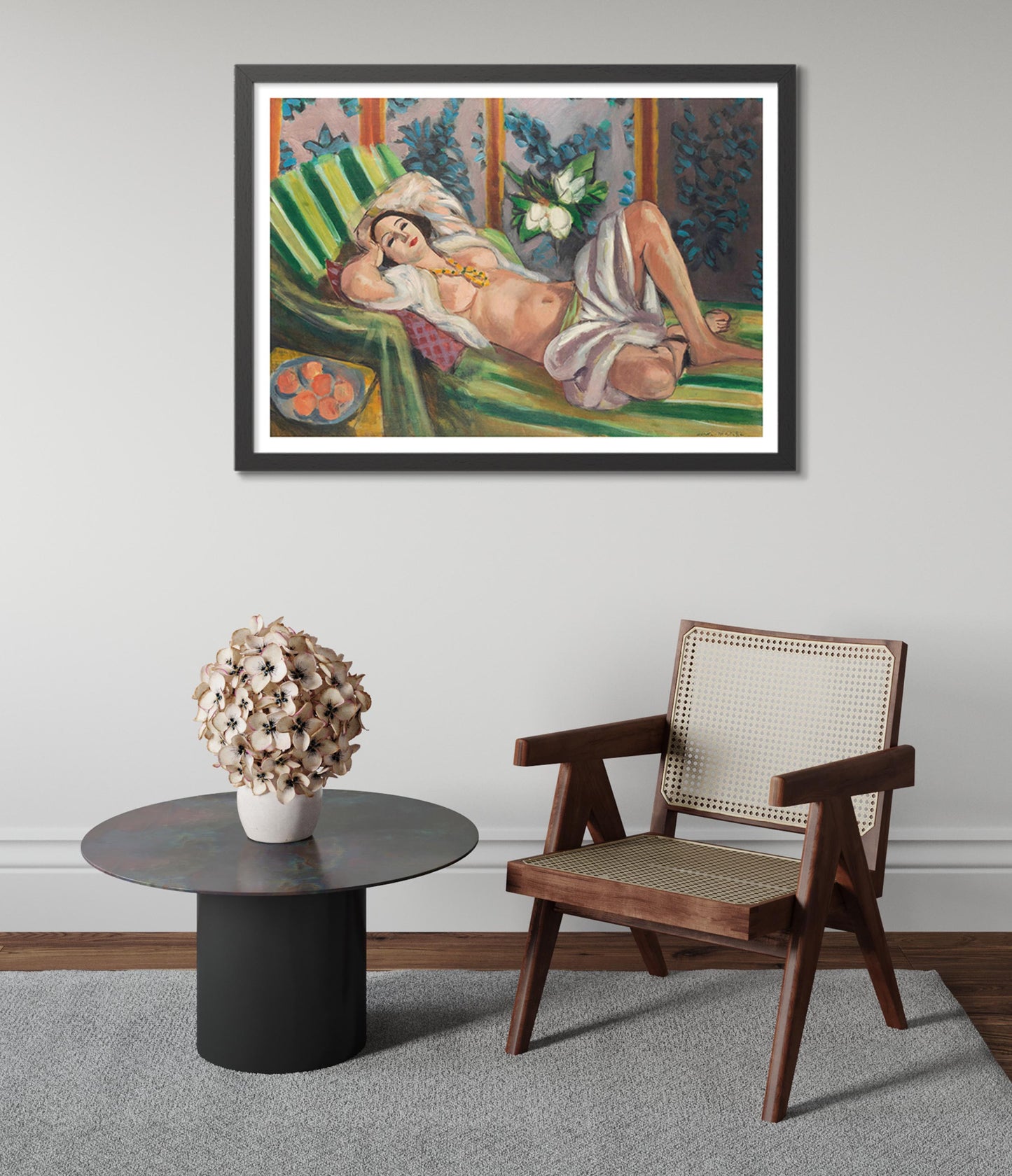 Odalisque Lying with Magnolias