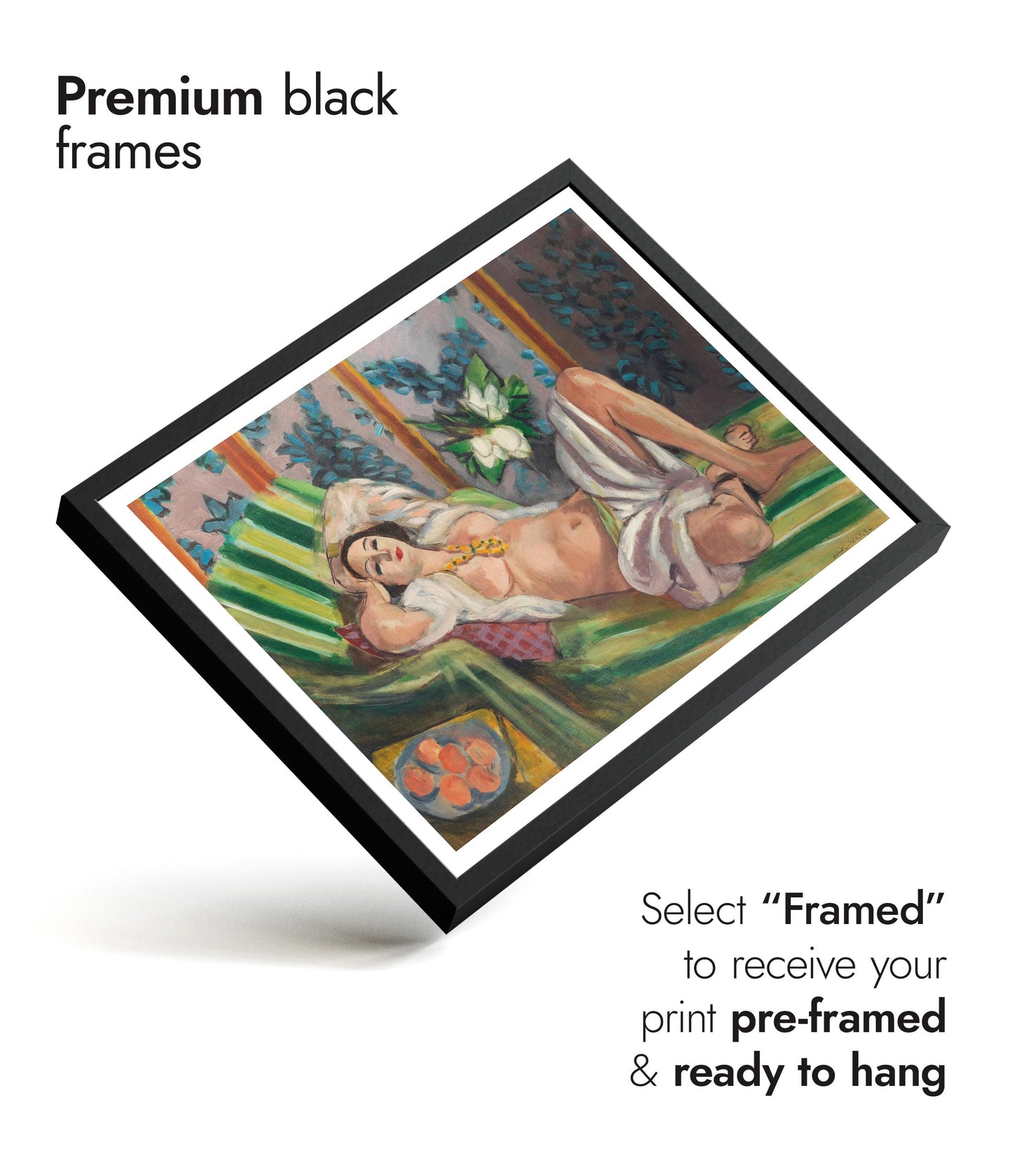 Odalisque Lying with Magnolias