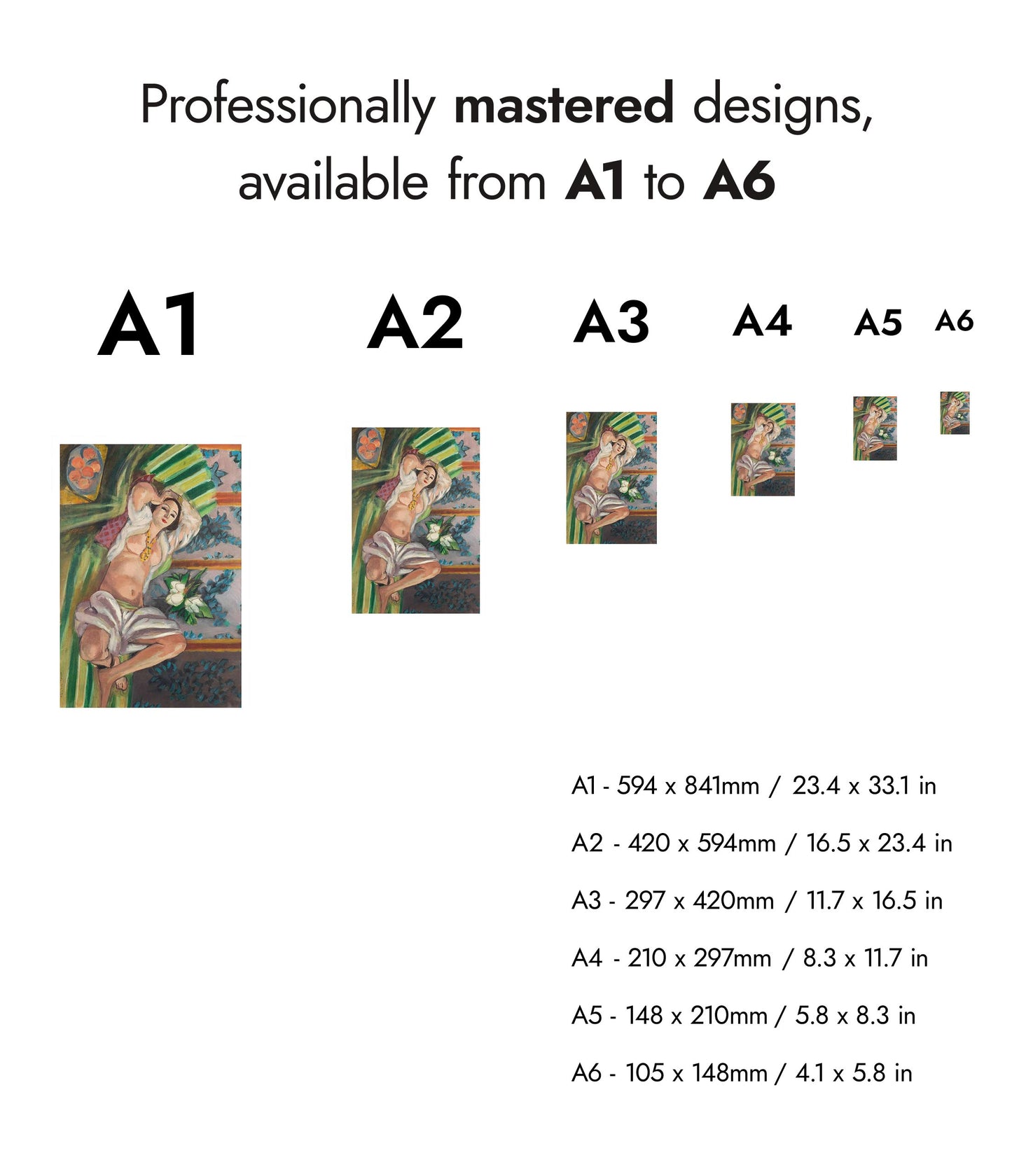 Odalisque Lying with Magnolias