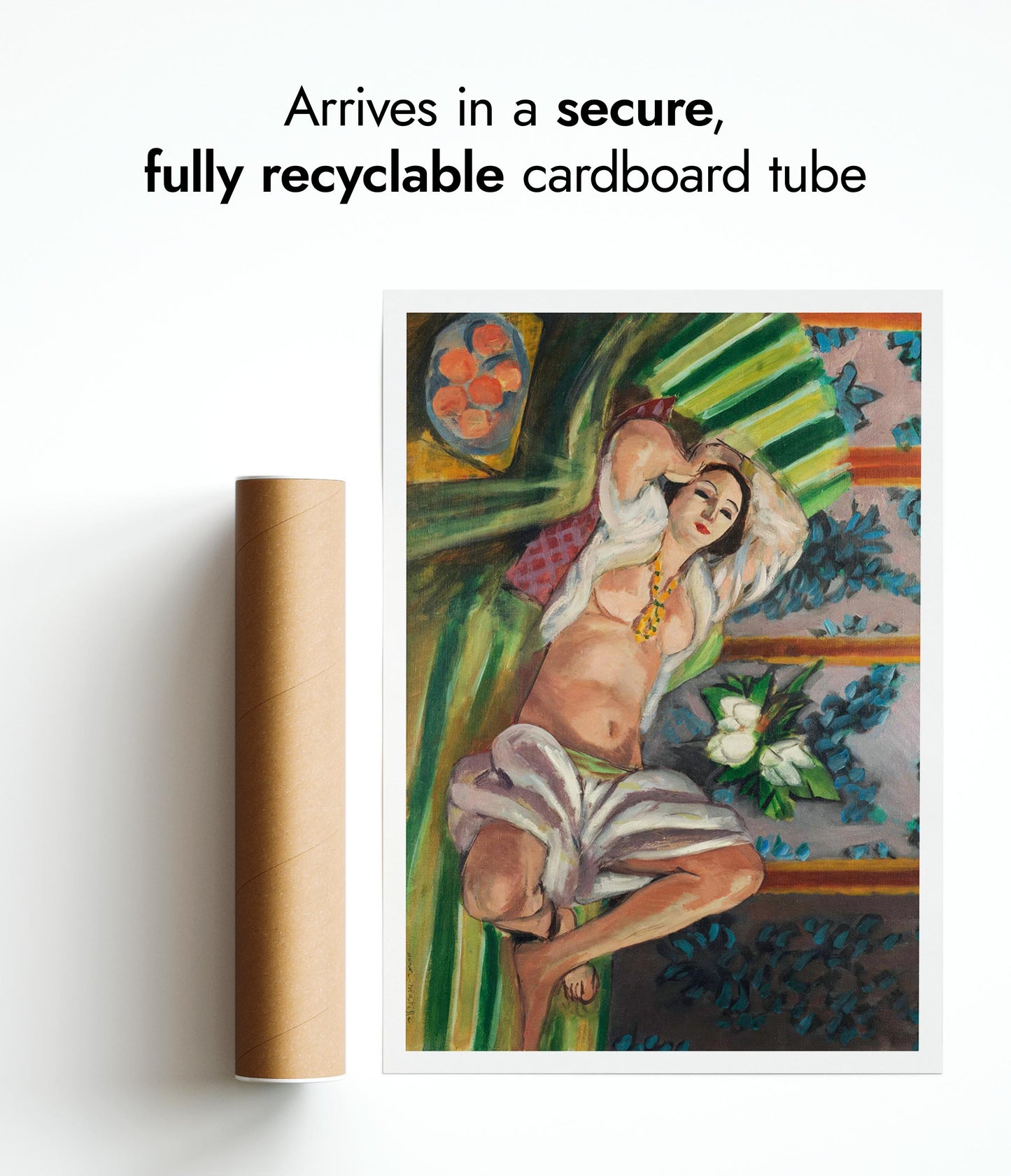 Odalisque Lying with Magnolias