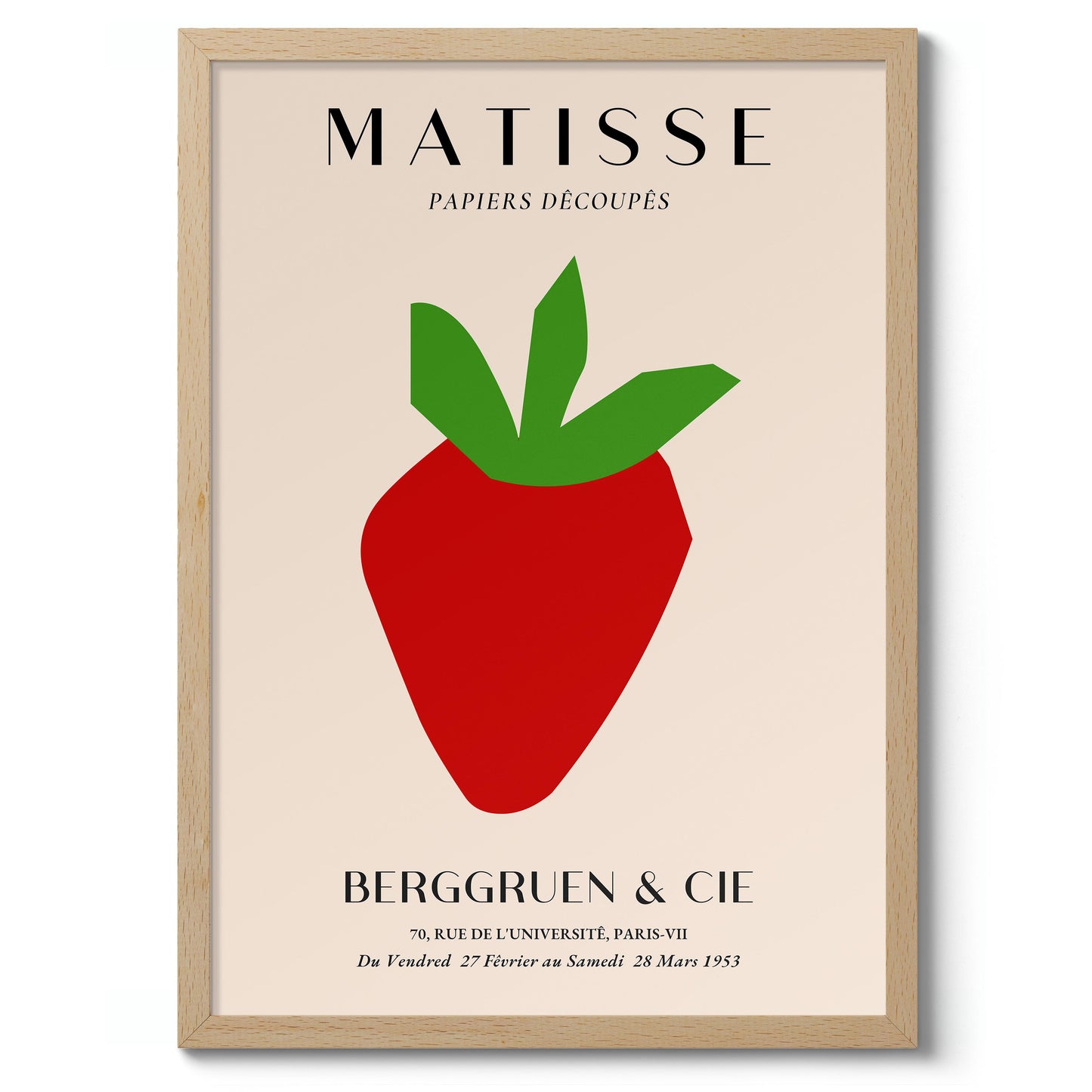 Jordgubbe, Papper Klipp