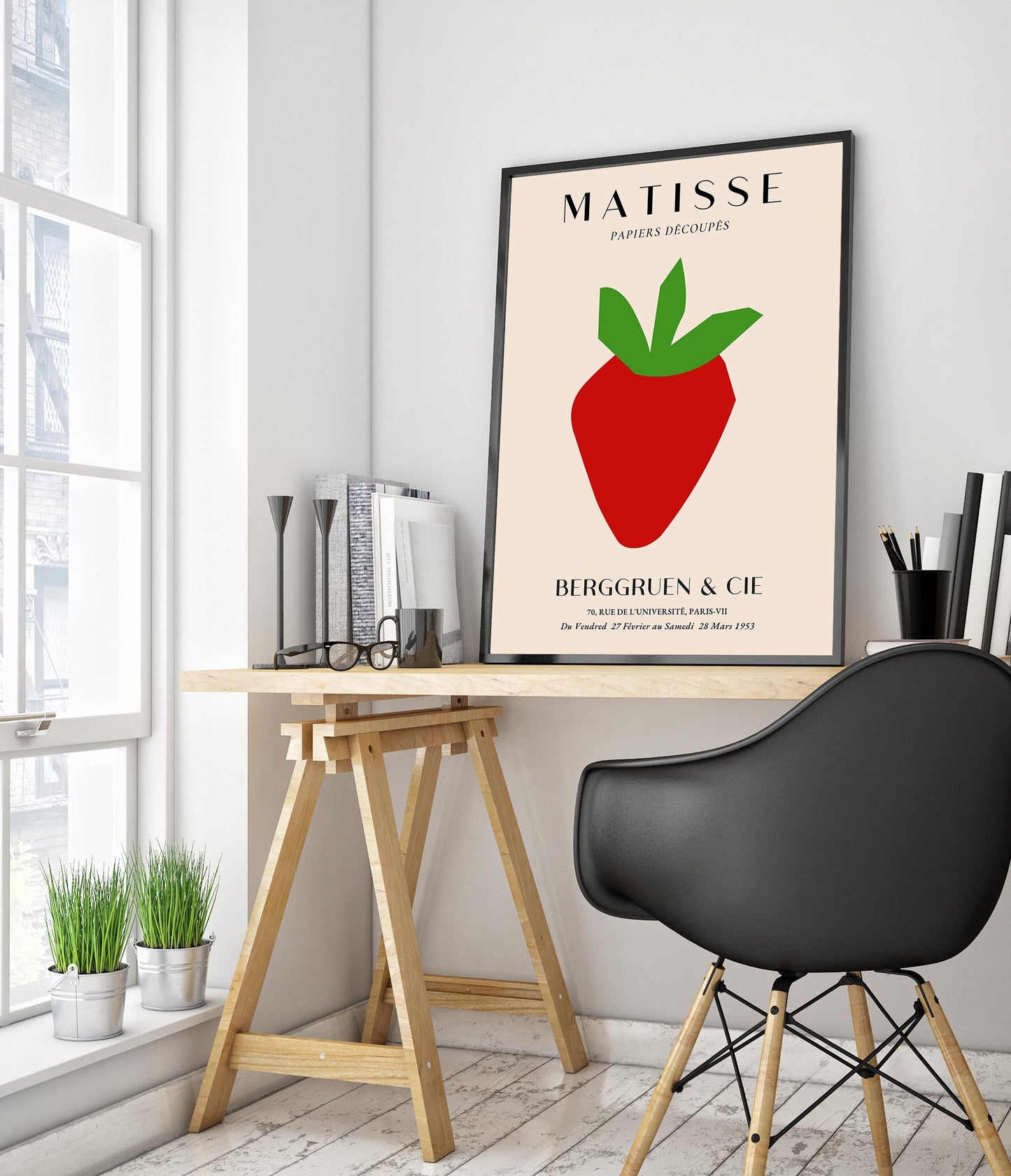 Jordgubbe, Papper Klipp