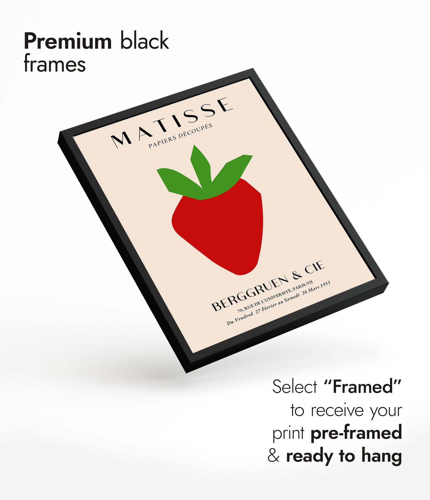 Jordgubbe, Papper Klipp