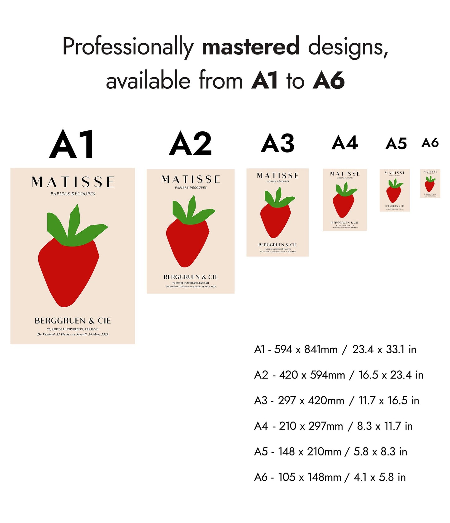 Jordgubbe, Papper Klipp