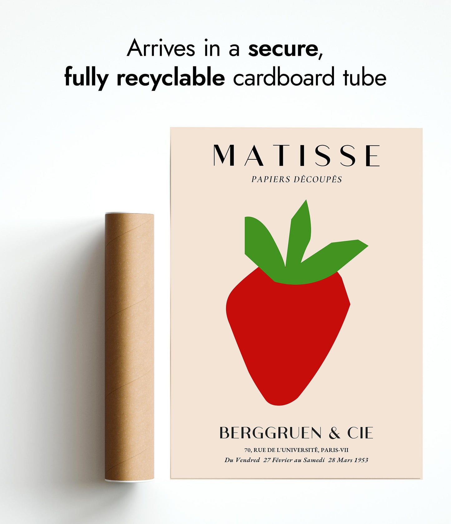 Jordgubbe, Papper Klipp