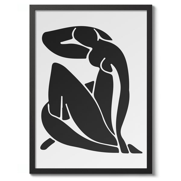 Femme Noir, Papier Découpés