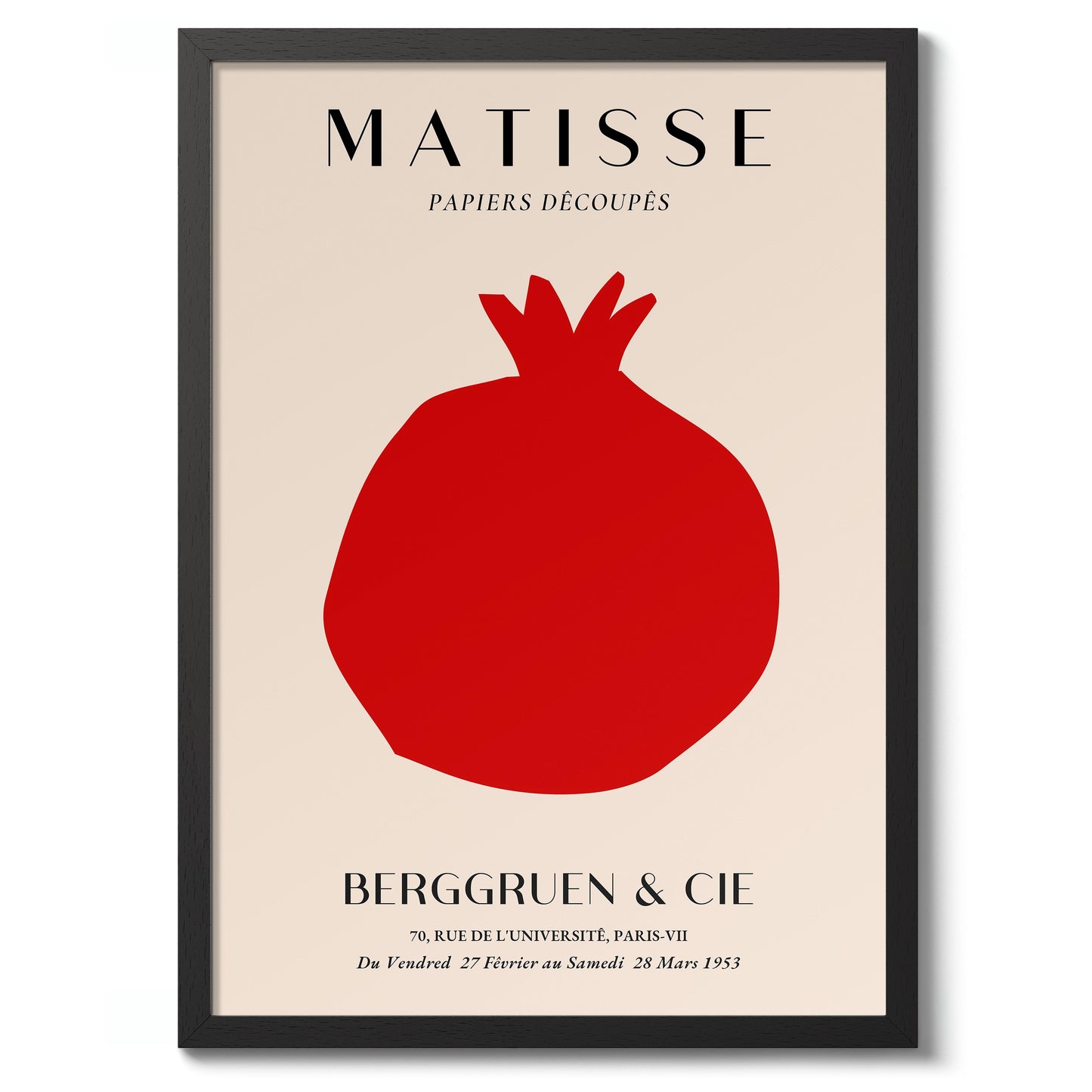 Granatäpple, Papperstryck