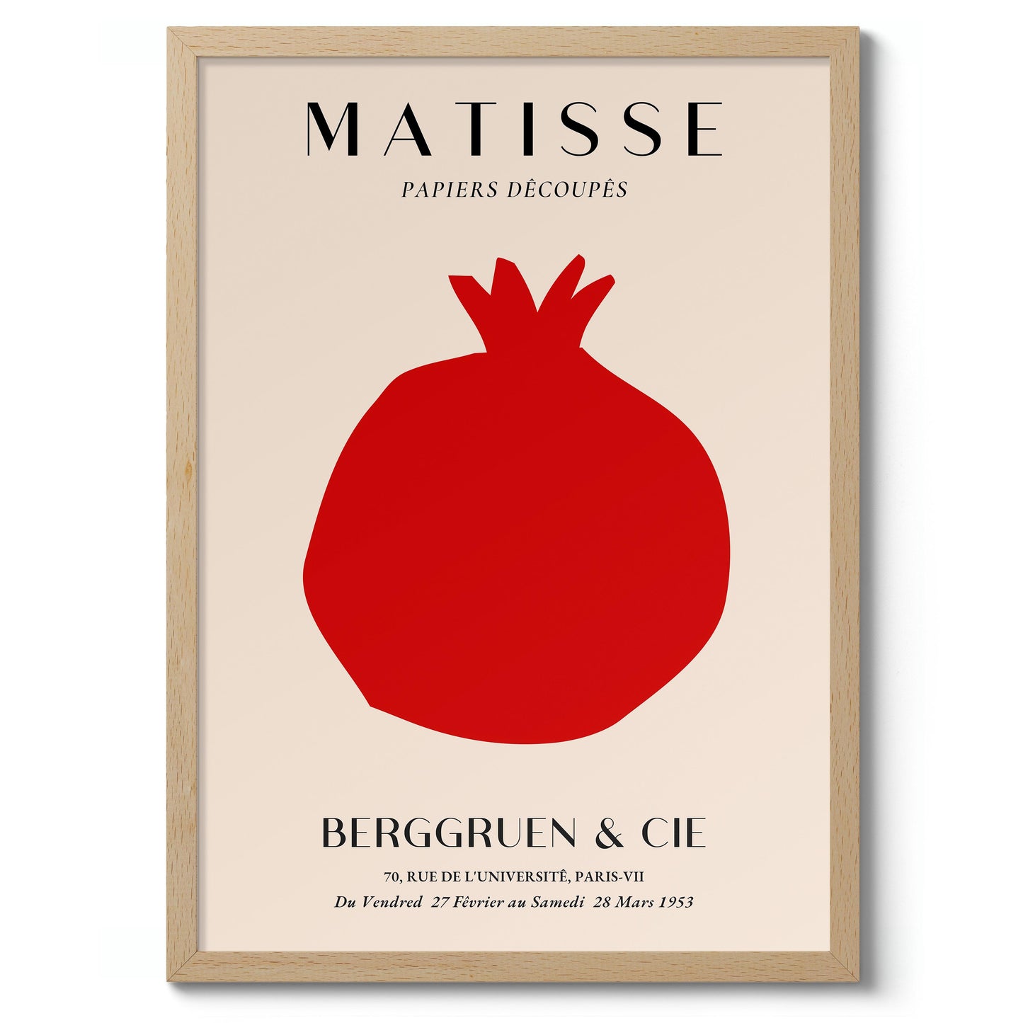 Granatäpple, Papperstryck