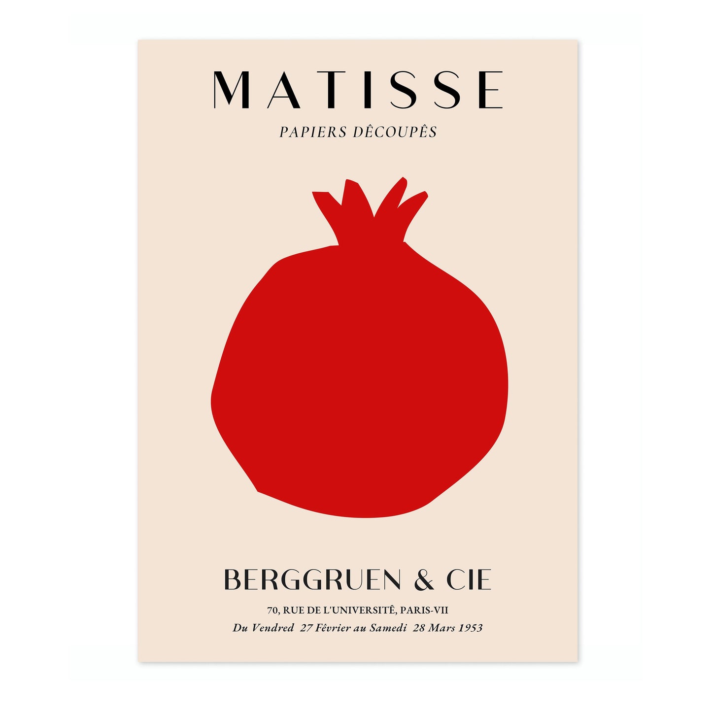 Granatäpple, Papperstryck