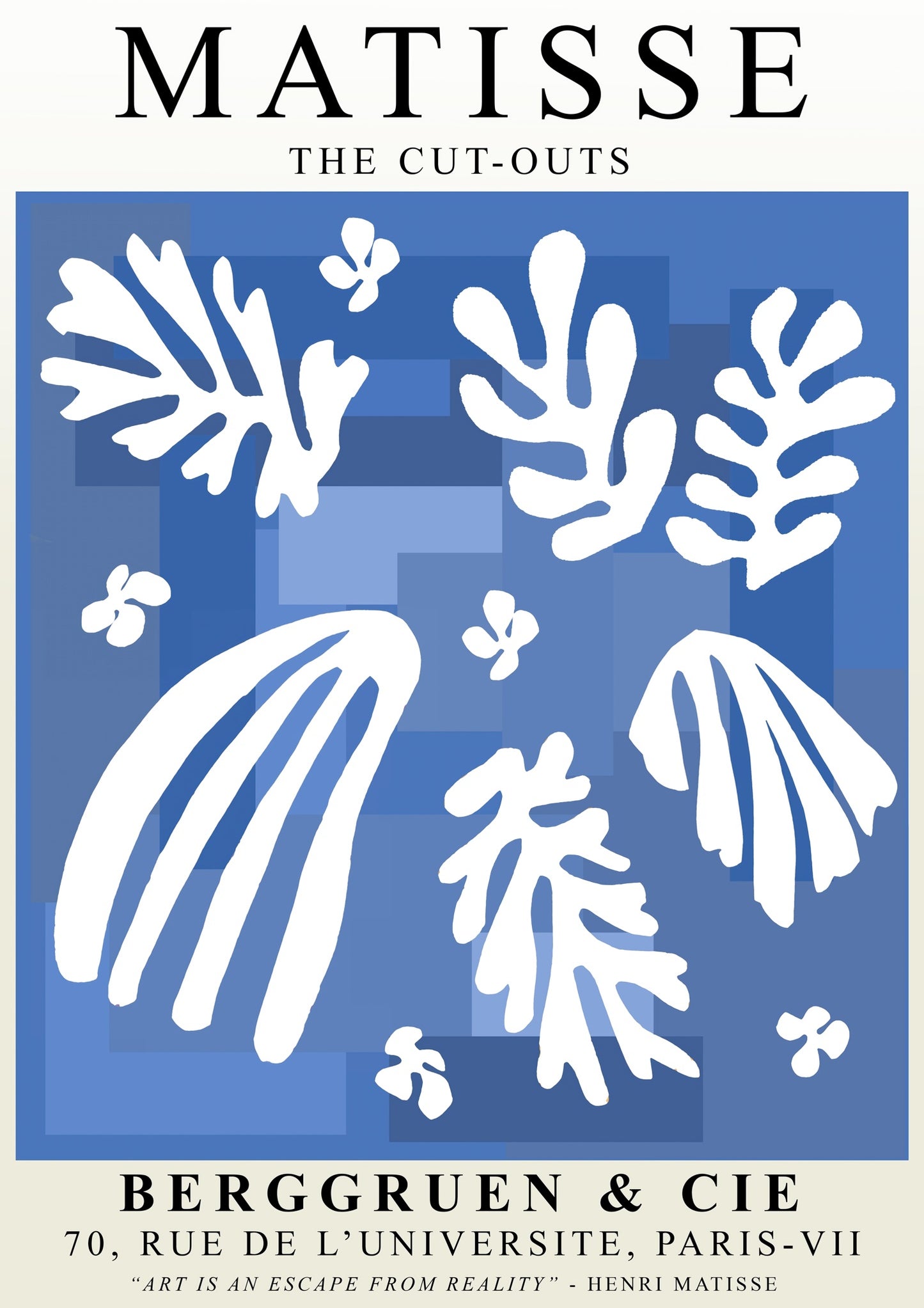 Matisse Blue Cut-Outs