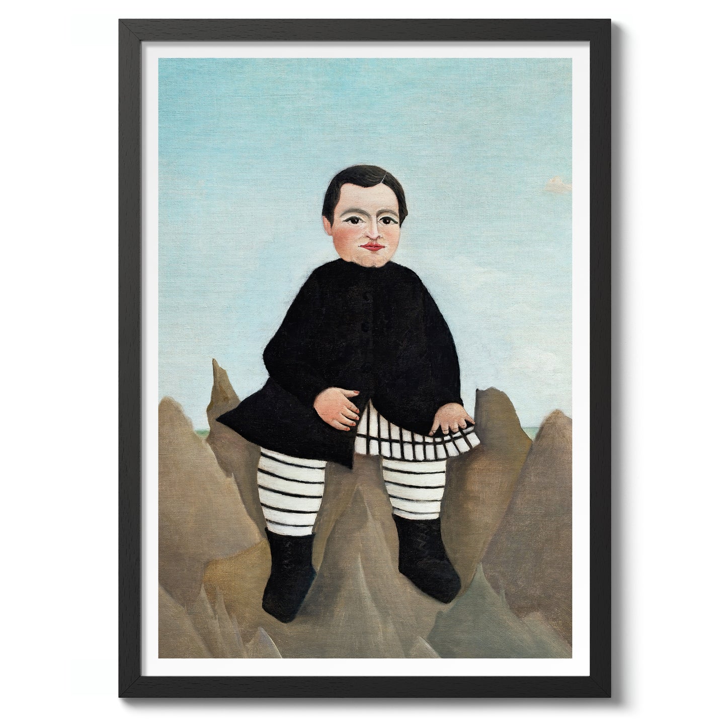 Pojken på klipporna