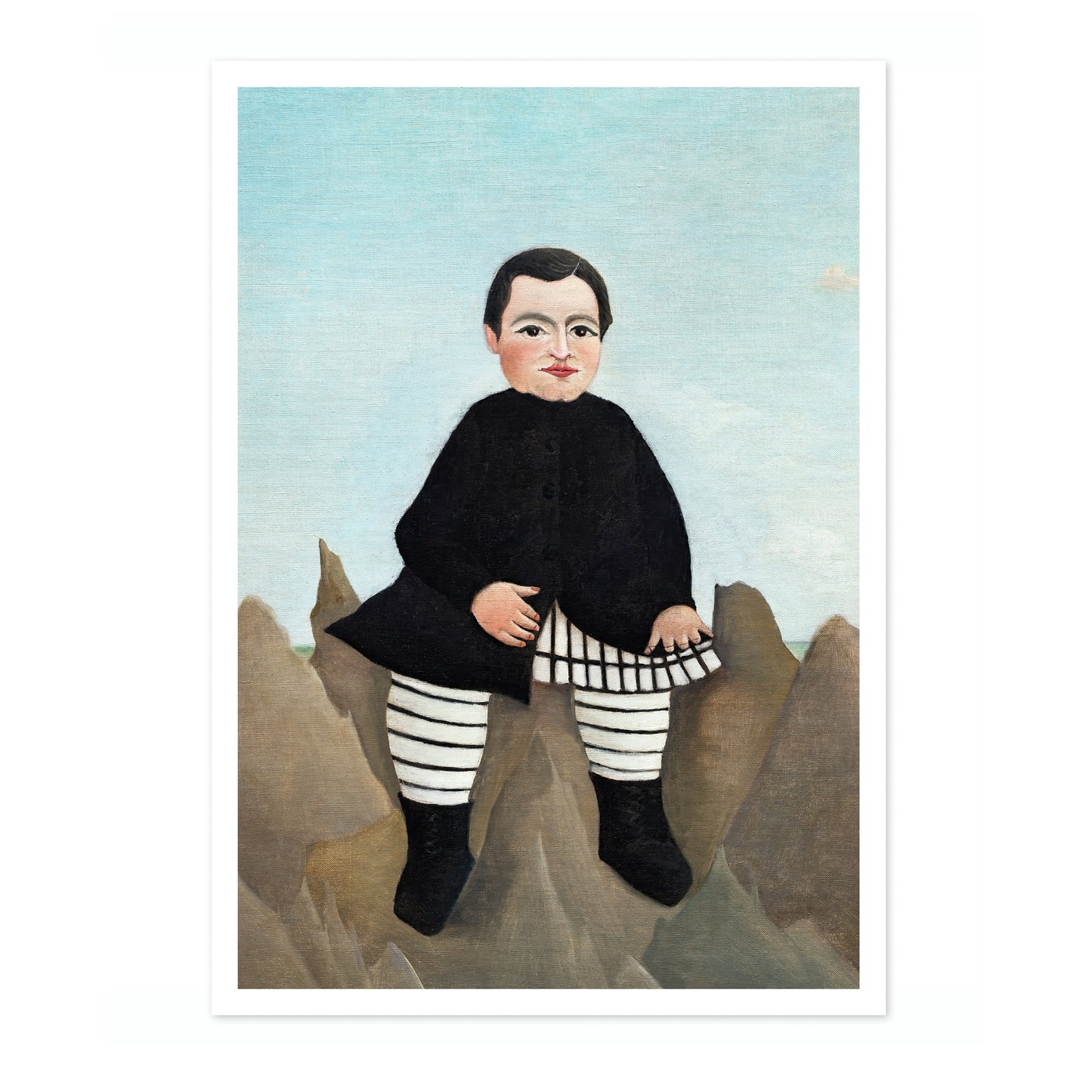 Pojken på klipporna