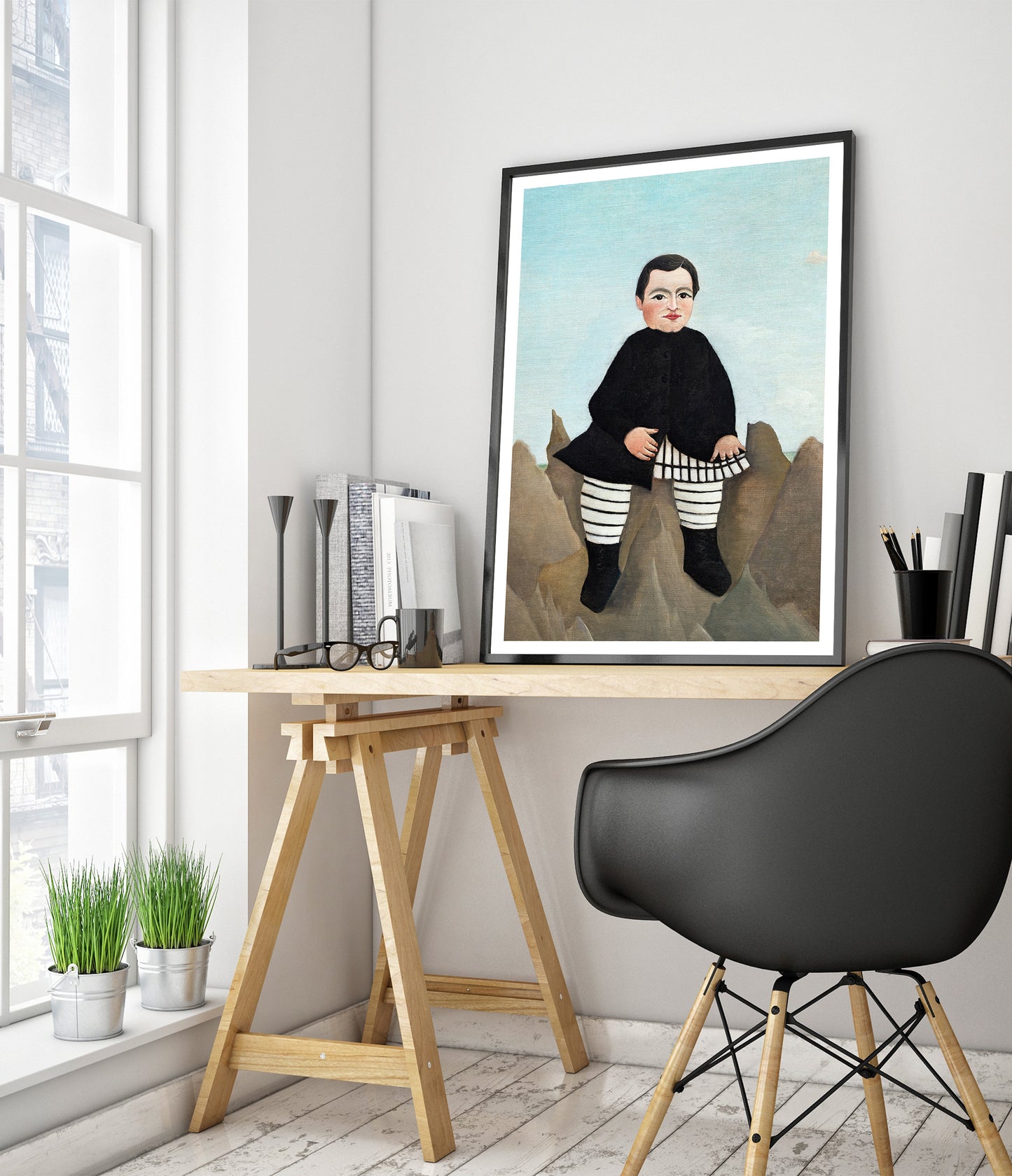 Pojken på klipporna