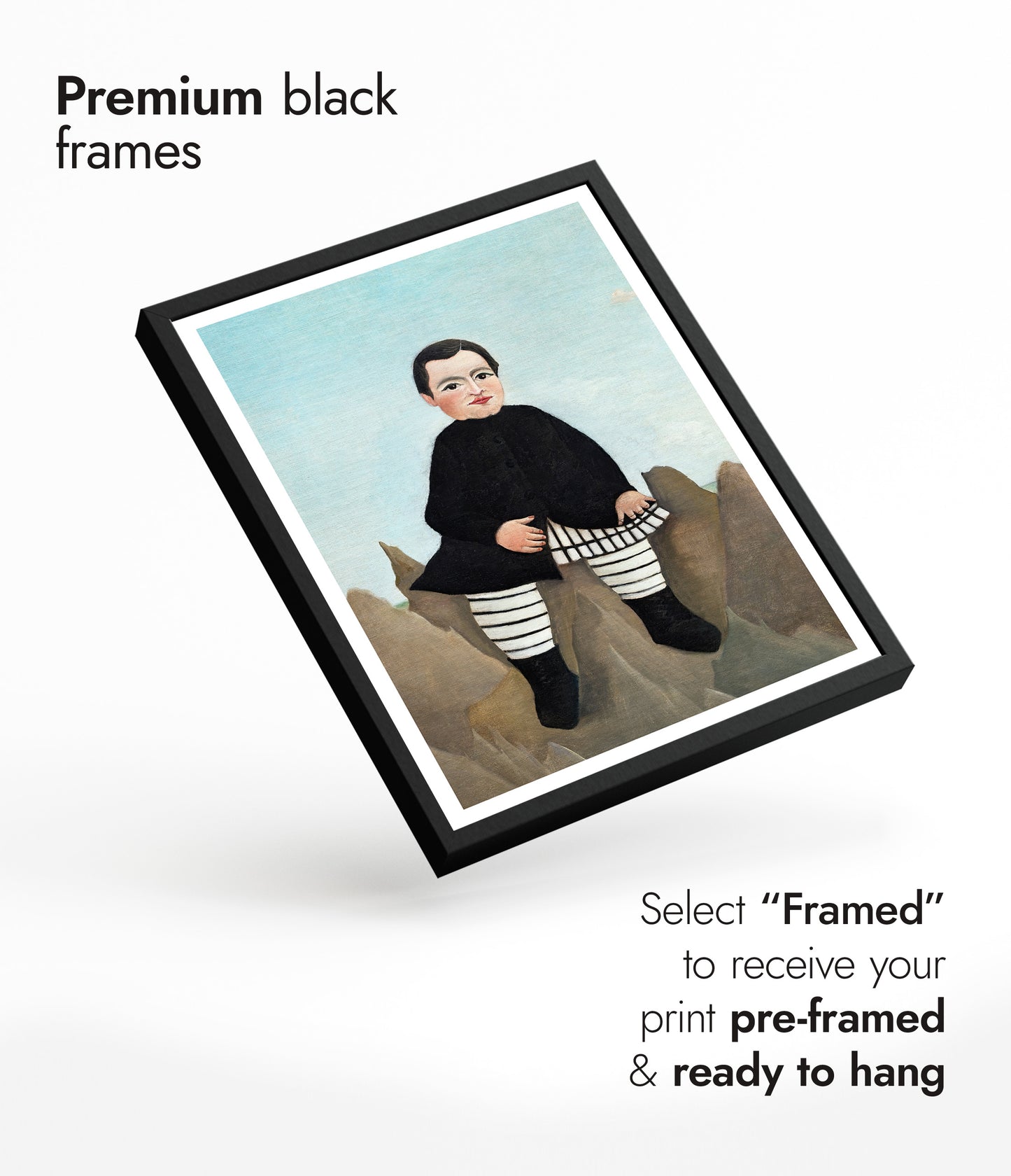 Pojken på klipporna