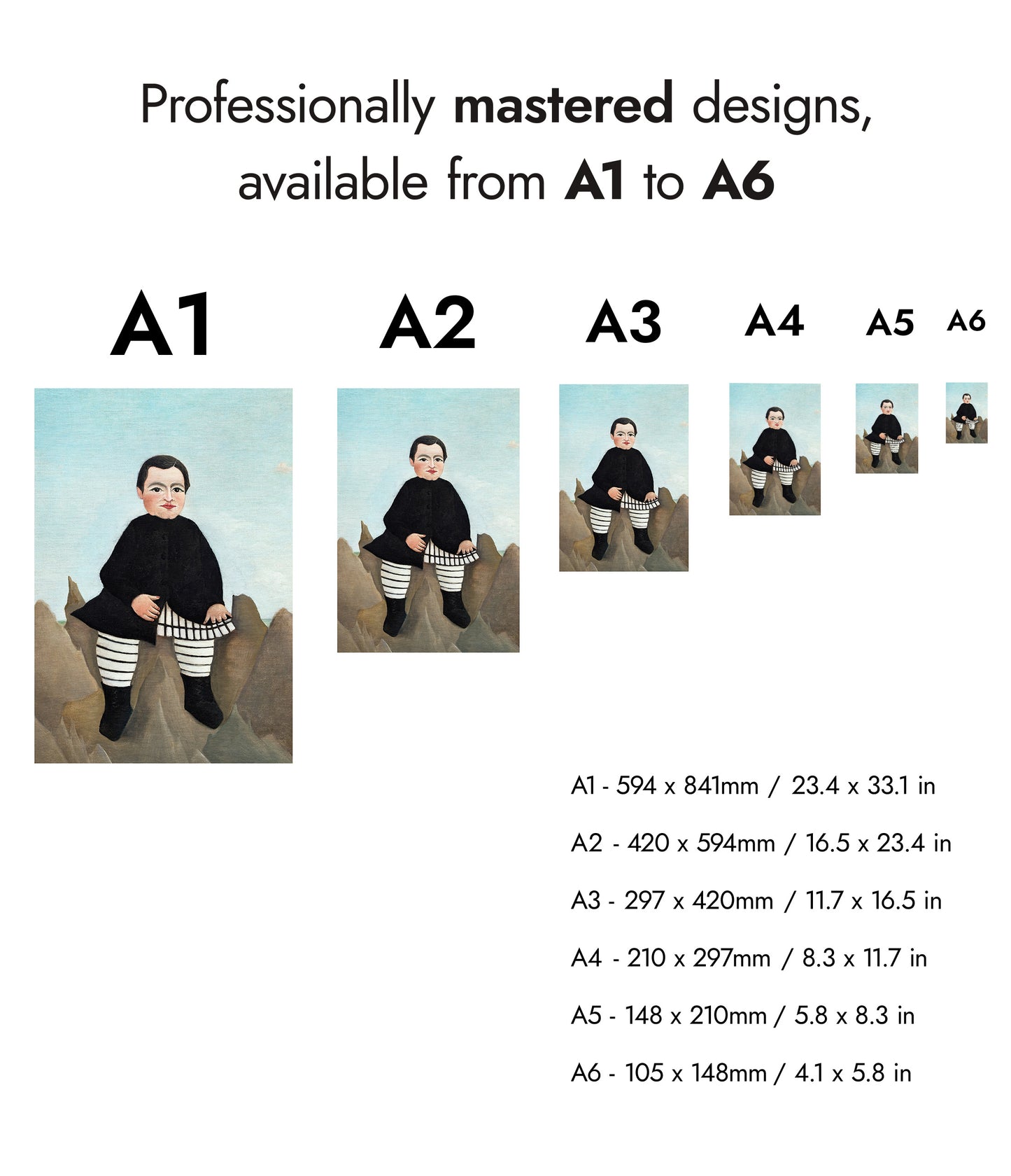 Pojken på klipporna