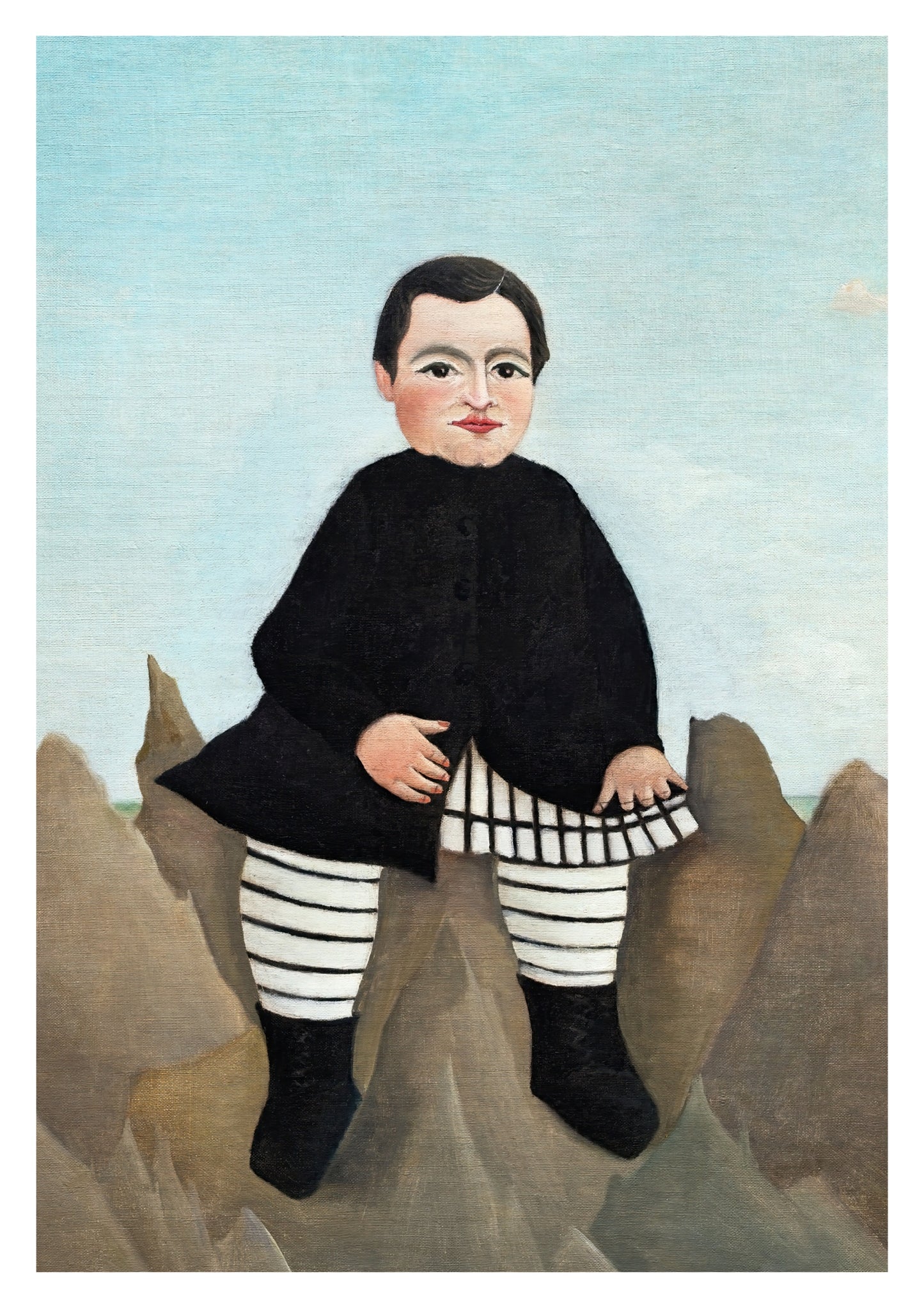 Pojken på klipporna