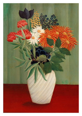 Blumenstrauß mit China-Astern und Tokyos print