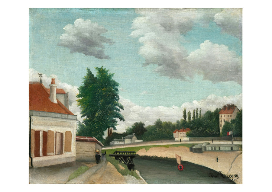 Buitenwijken van Parijs - Print Only frame
