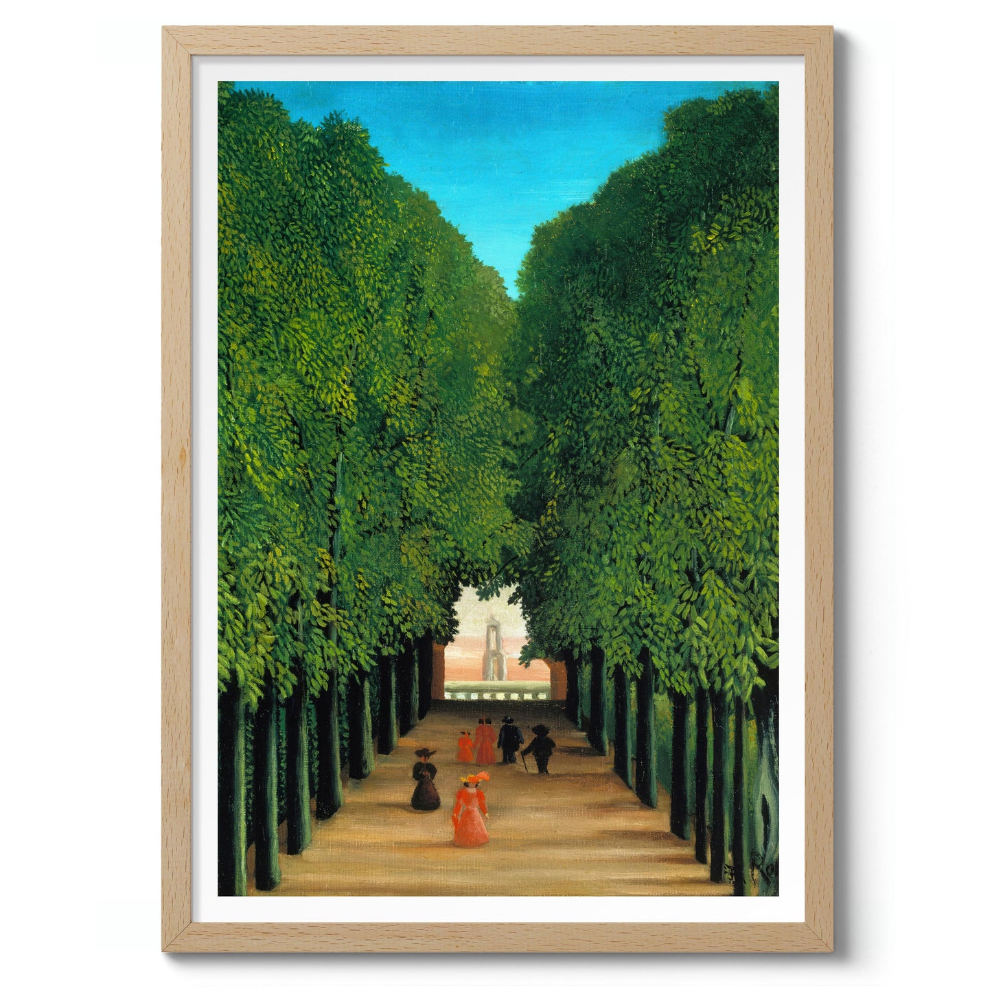 Avenyn i parken vid Saint Cloud