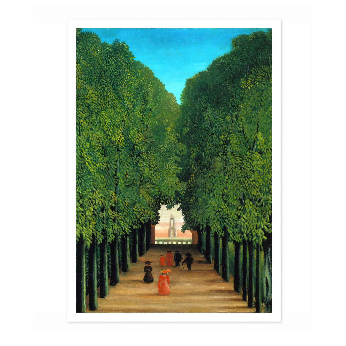 Avenyn i parken vid Saint Cloud