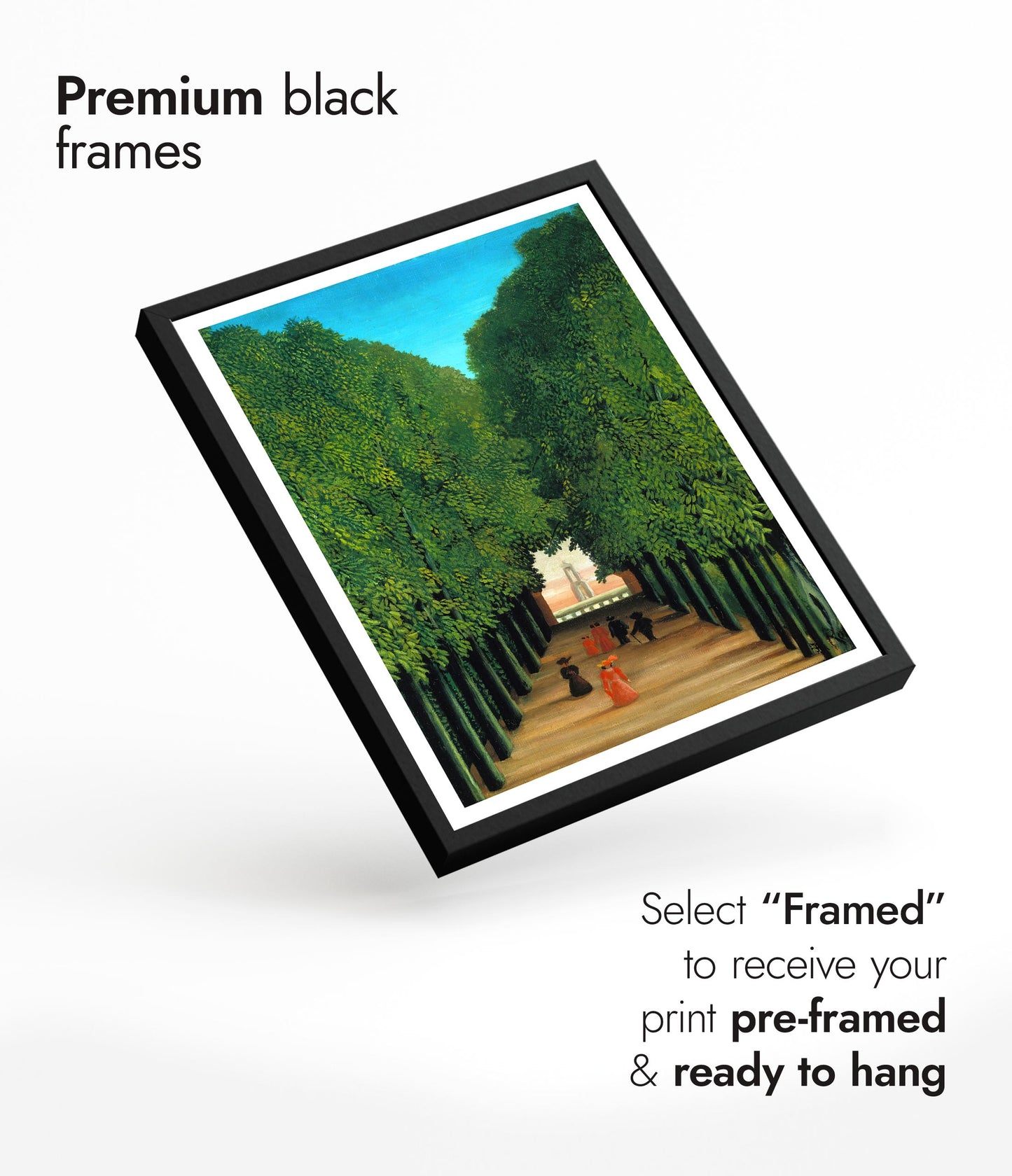 Avenyn i parken vid Saint Cloud