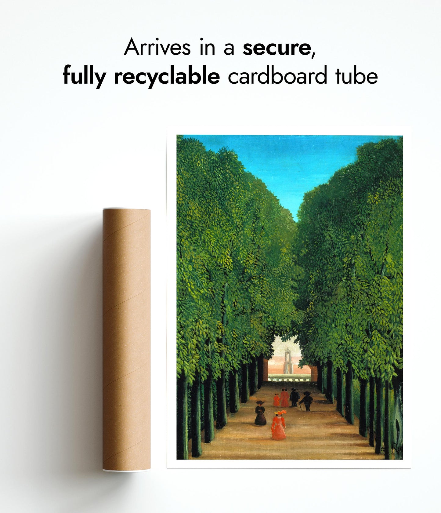 Avenyn i parken vid Saint Cloud