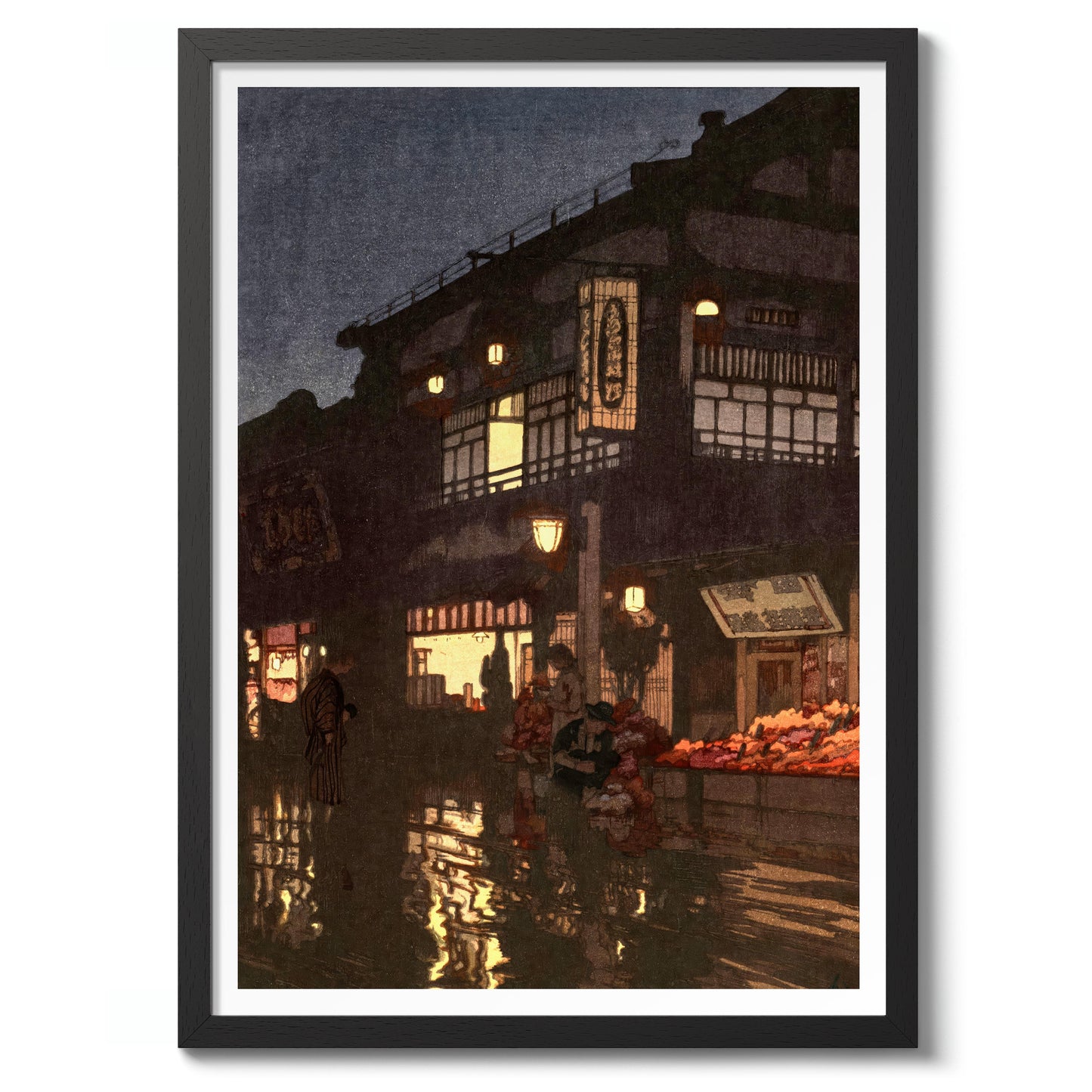 Kagurazaka Street After a Night in the Rain