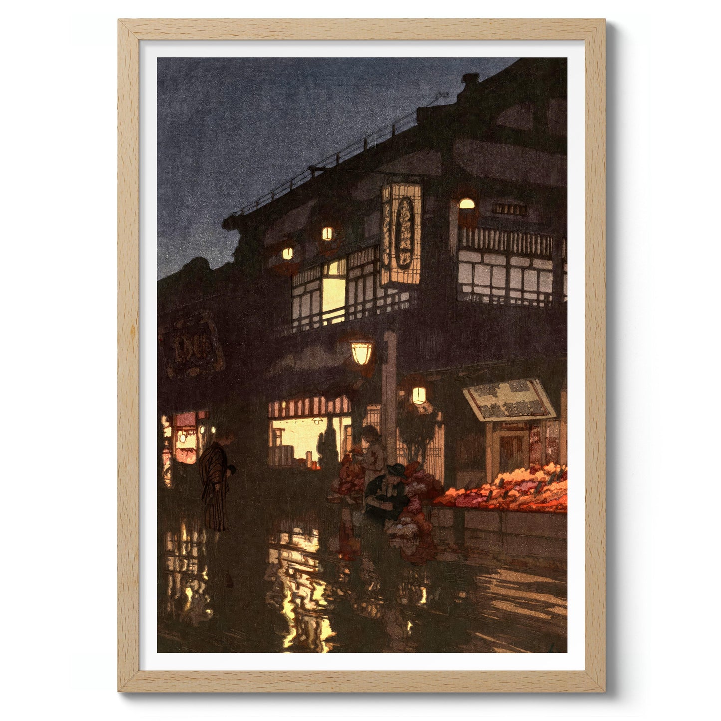 Kagurazaka Street After a Night in the Rain