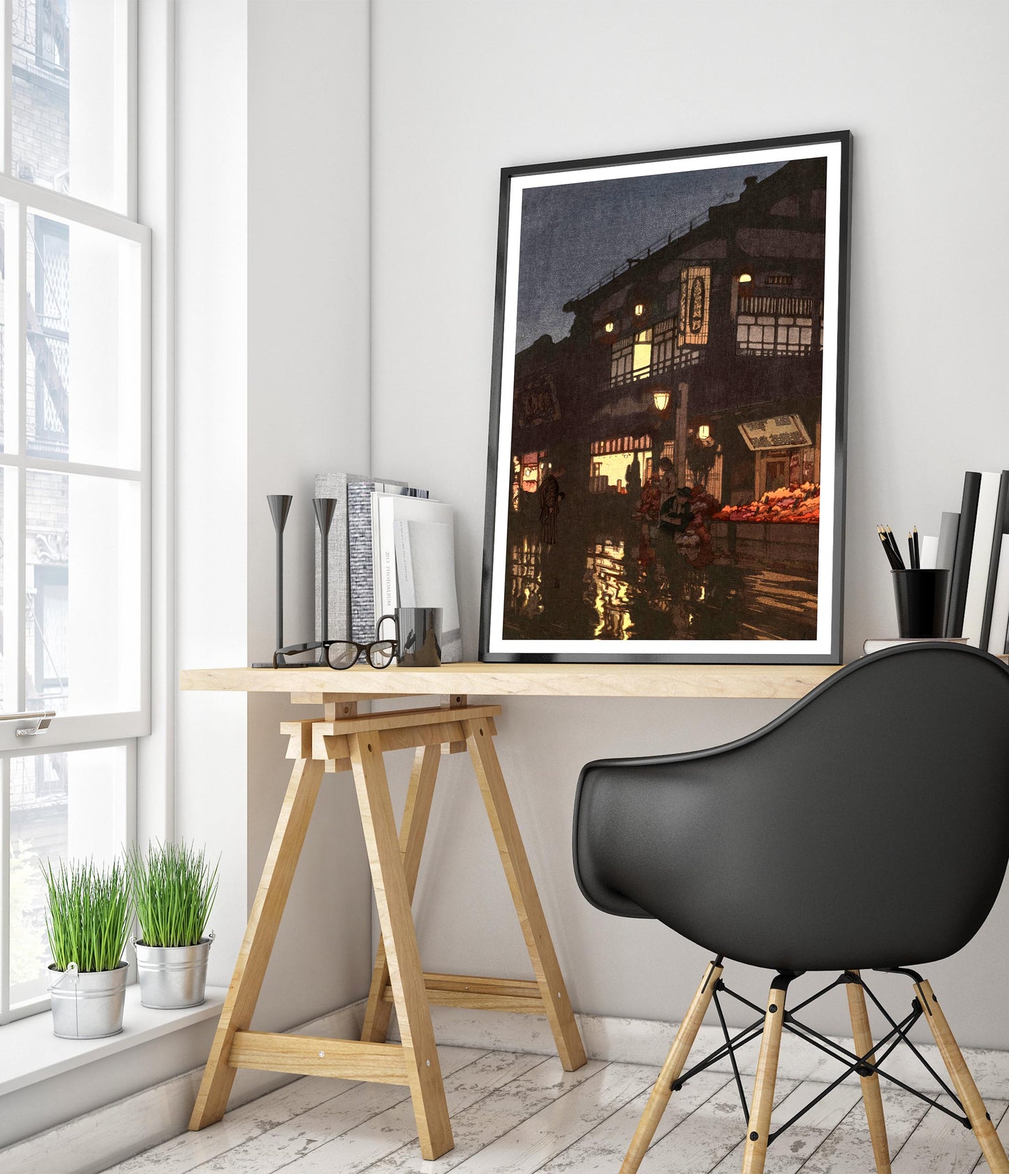 Kagurazaka Street After a Night in the Rain