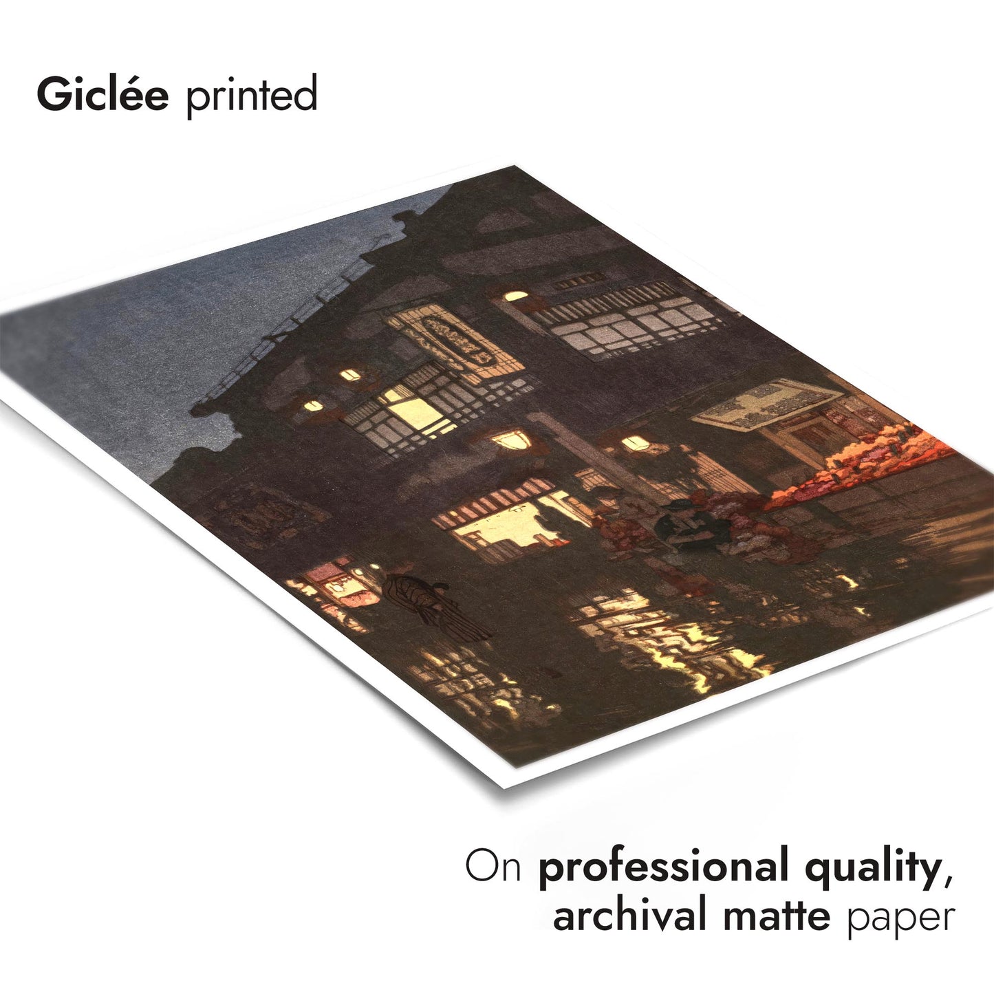 Kagurazaka Street After a Night in the Rain