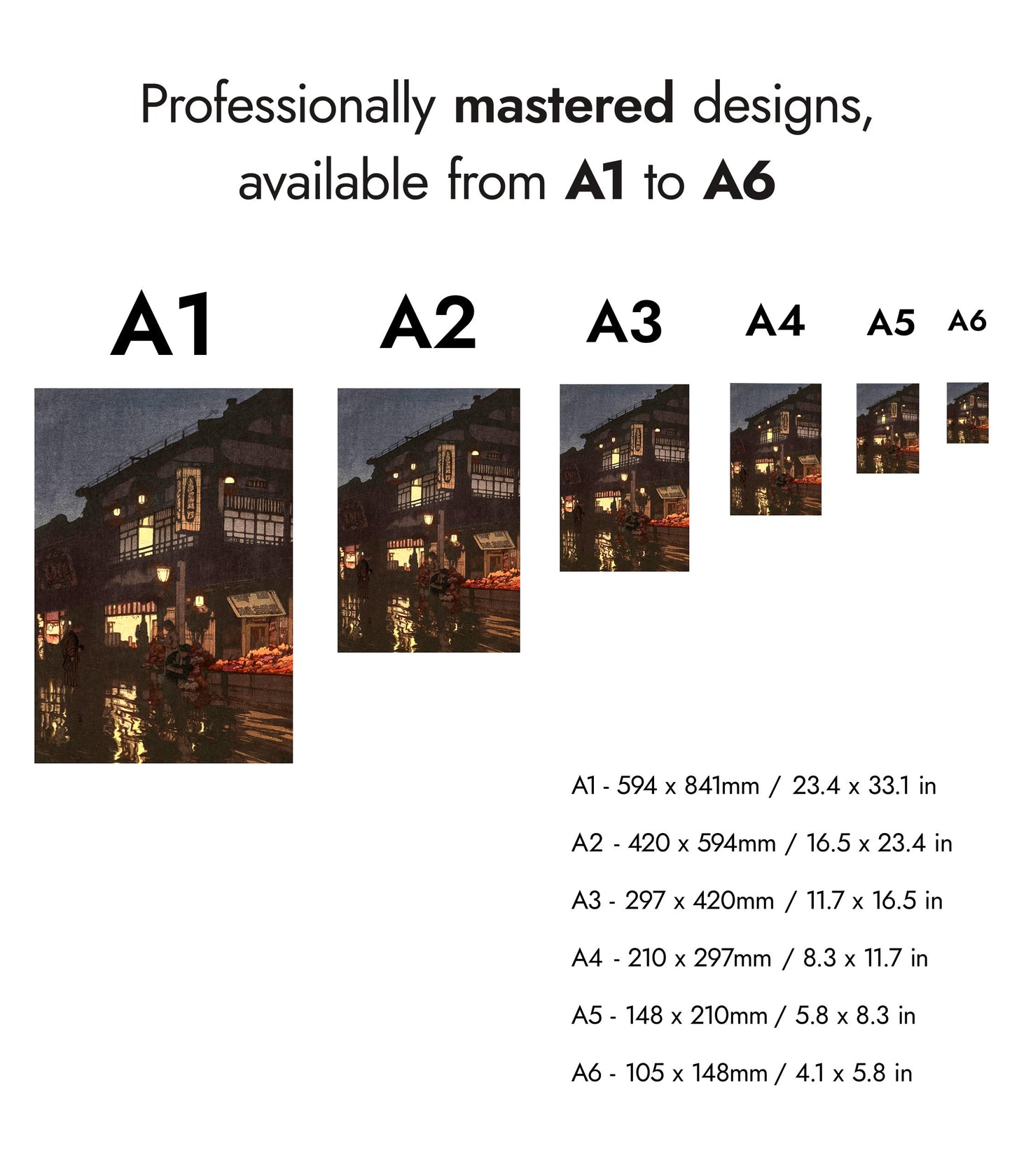 Kagurazaka Street After a Night in the Rain