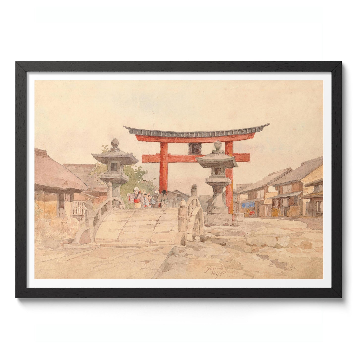 Landscape with Torii